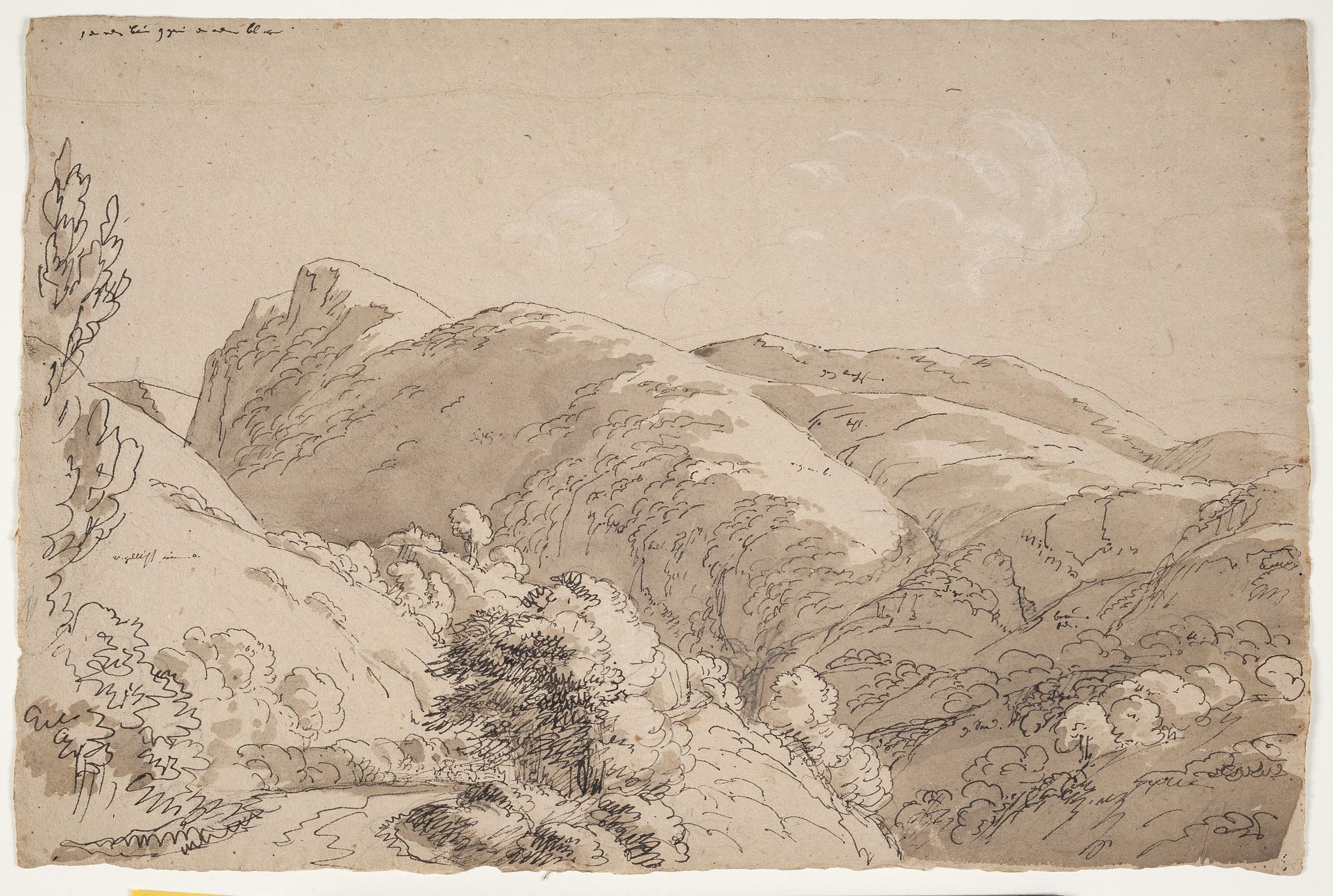 Bjerge ved Subiaco by J.L. Lund