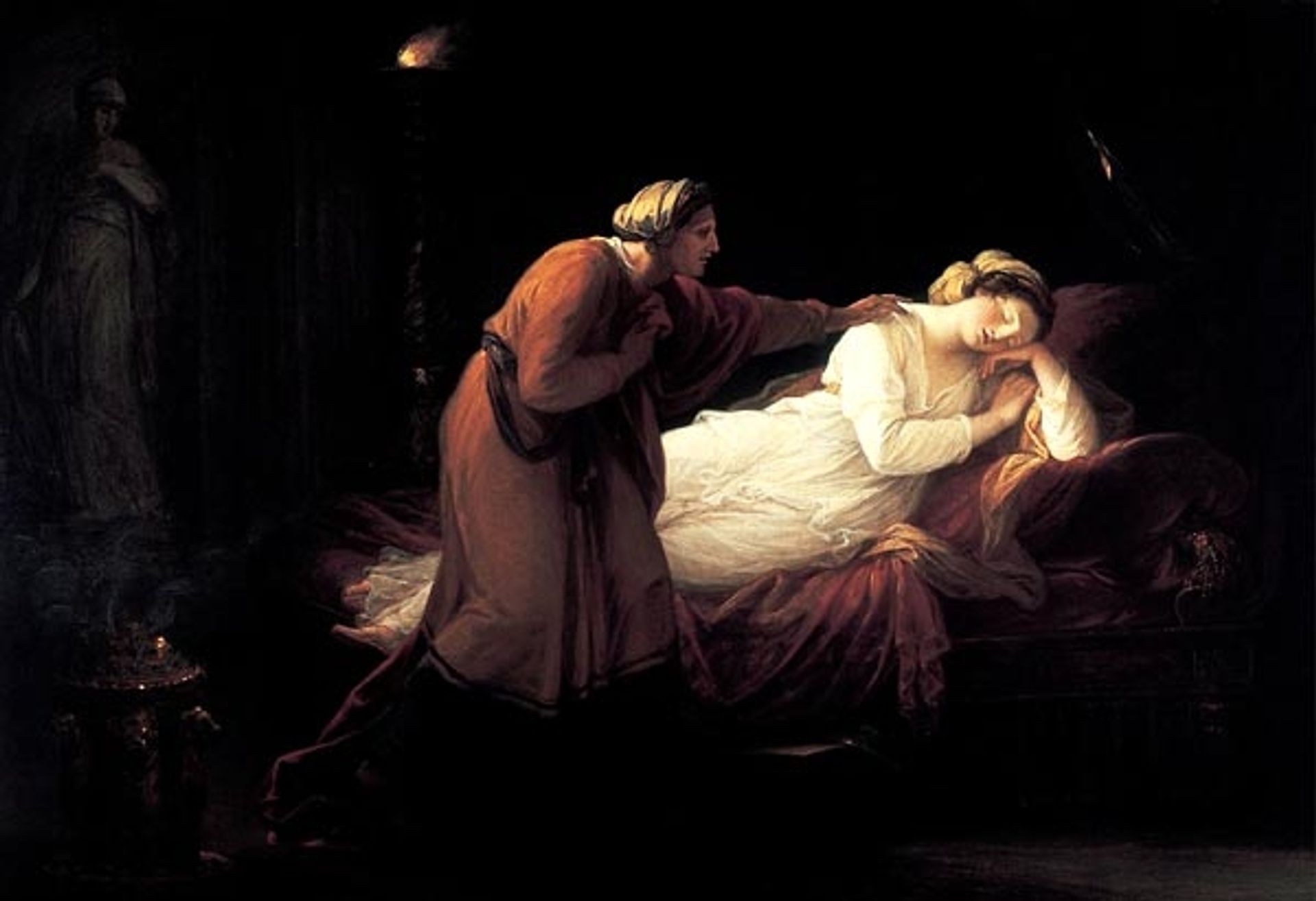 Penelope is woken by Euryclea by Angelica Kauffmann