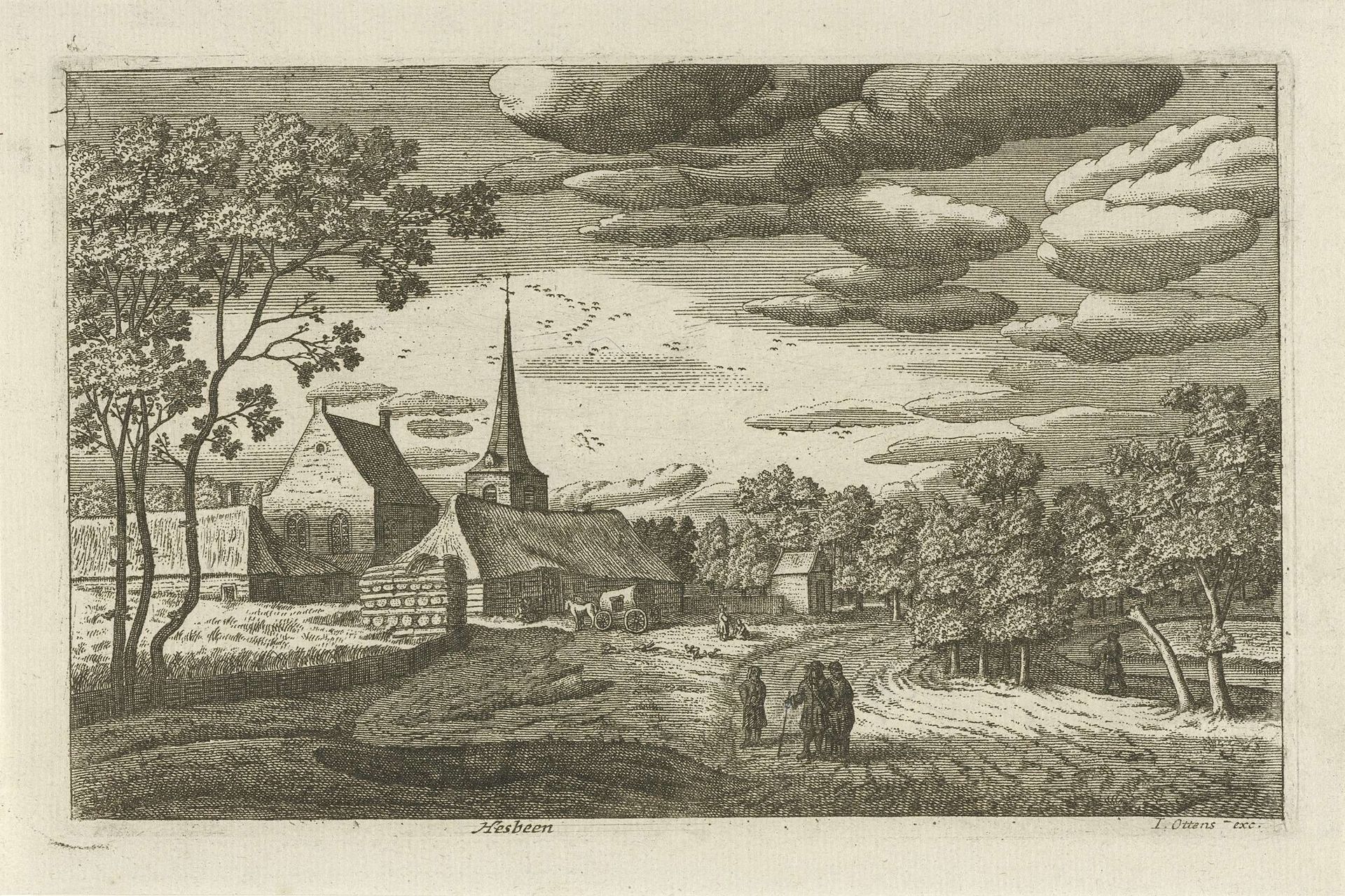 Gezicht op Heesbeen by Anonymous