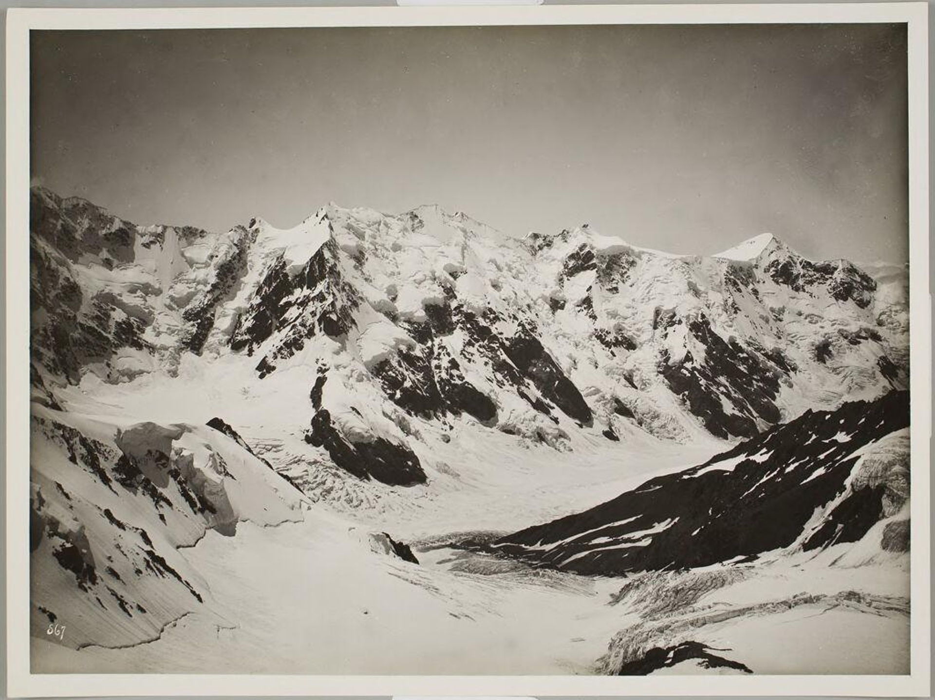 Bezingi Glacier, Central Caucasus by Vittorio Sella