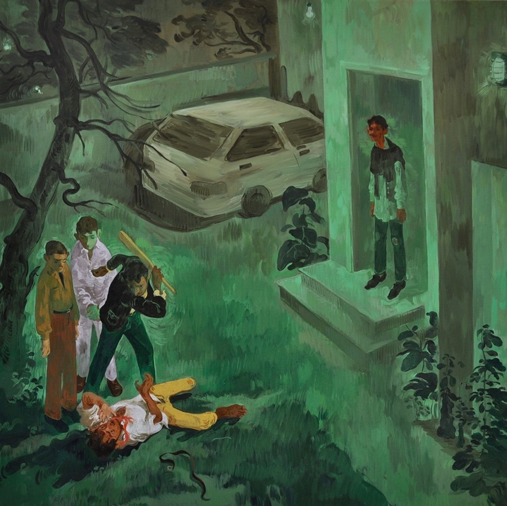 The Beating by Salman Toor