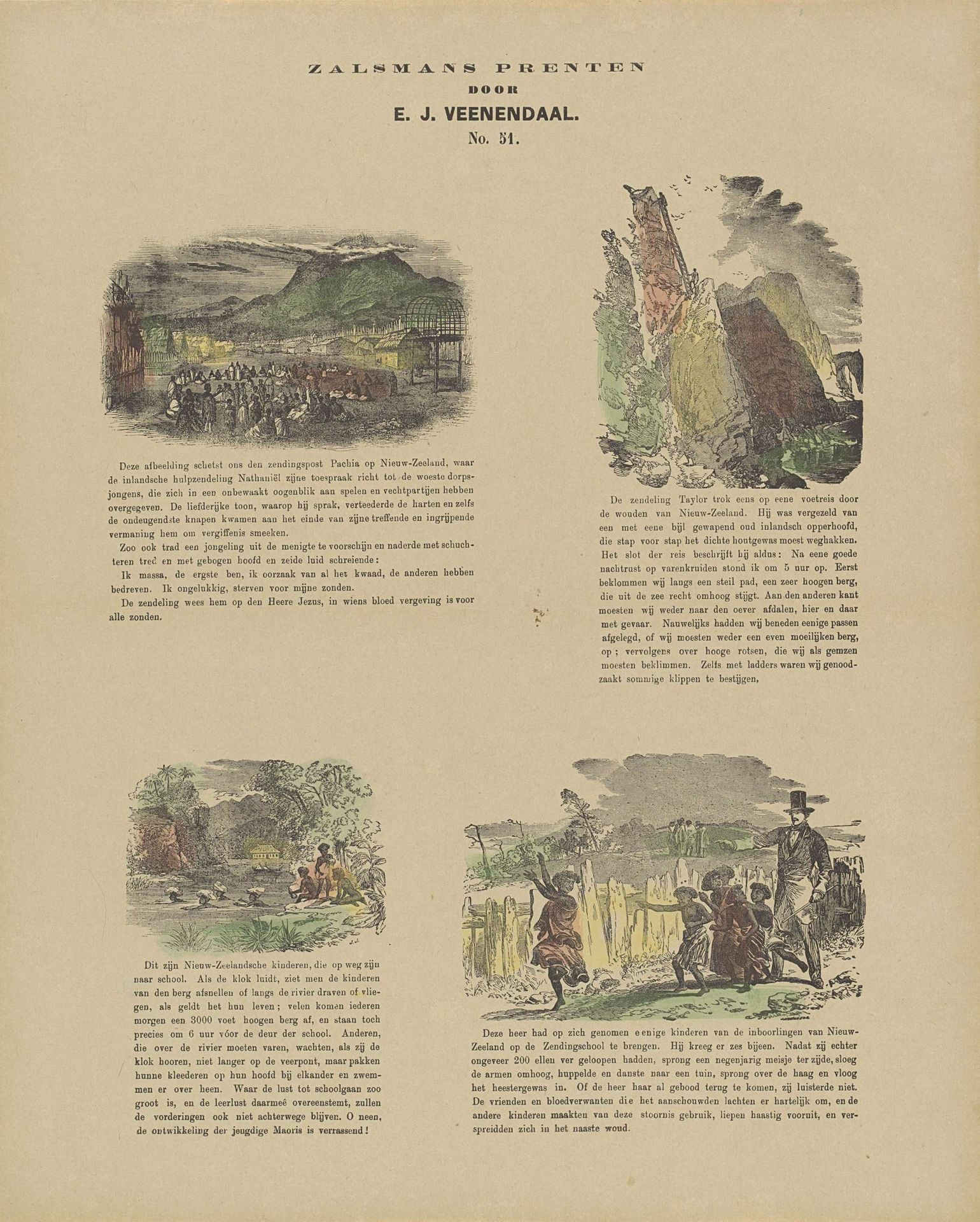 Nieuw-Zeeland en Nieuw-Zeelanders by Gerhardus Philippus Zalsman