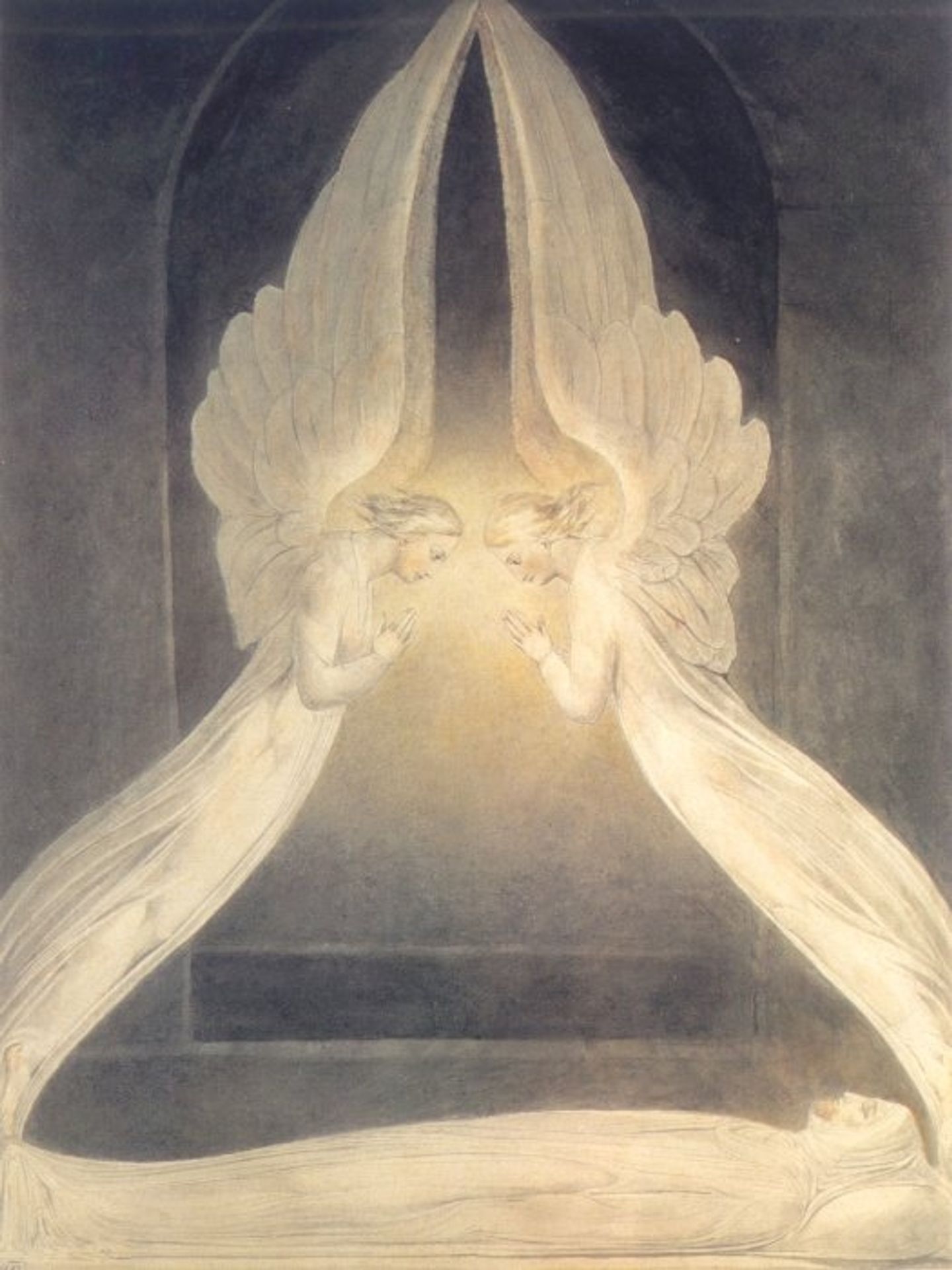 Christ in the Sepulchre by William Blake