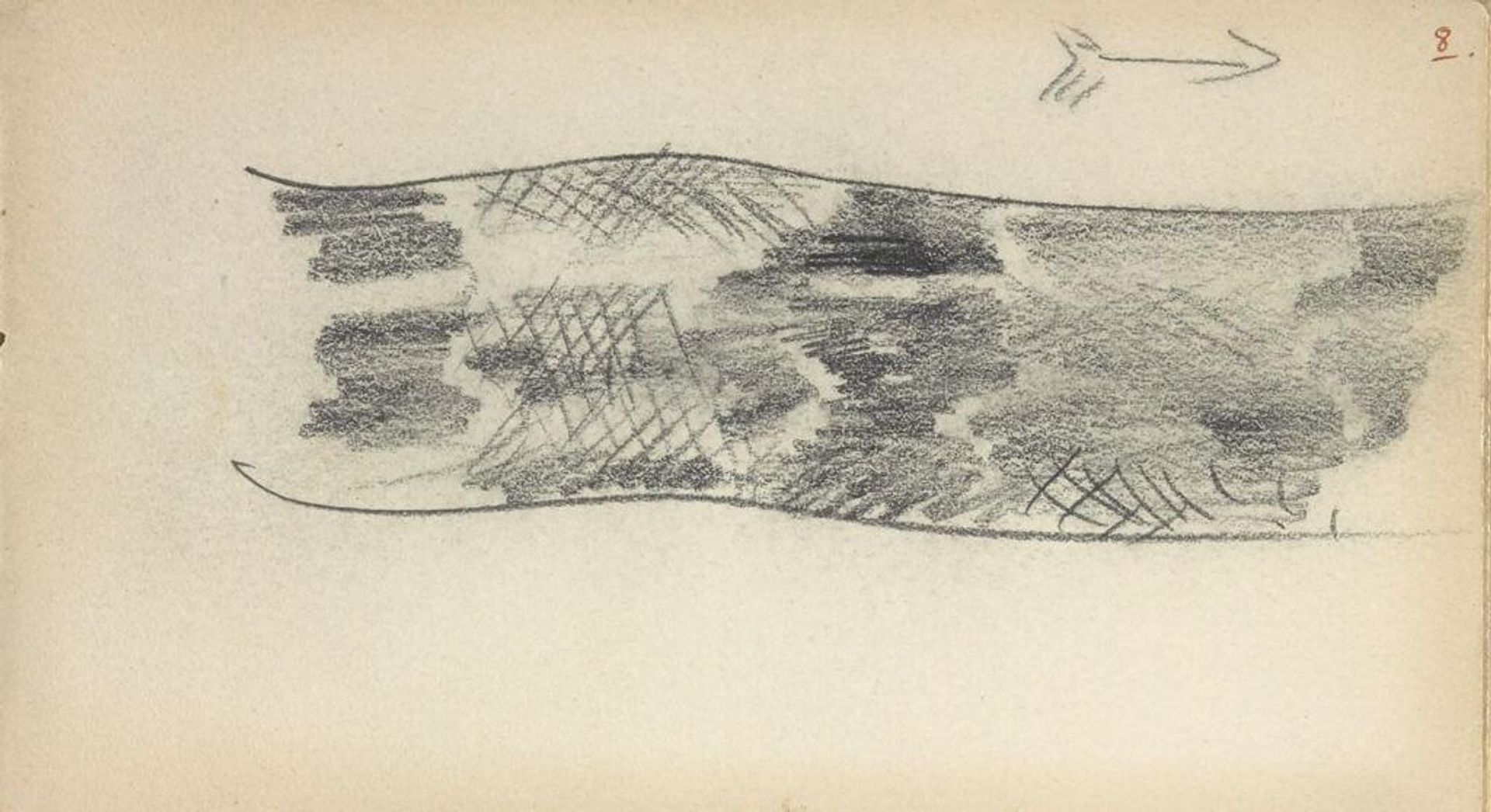 Study of a Snake by John Singer Sargent