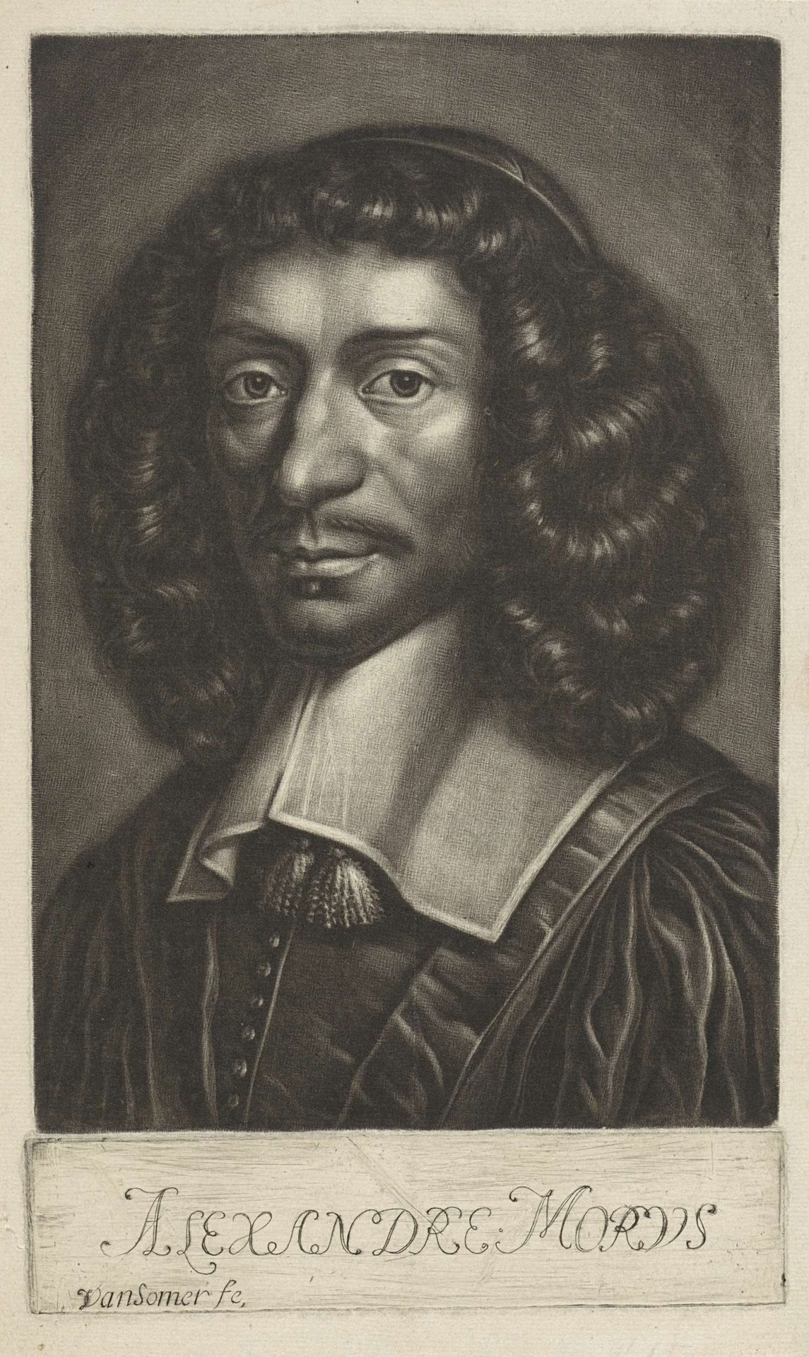 Portret van Alexander Morus by Jan van Somer