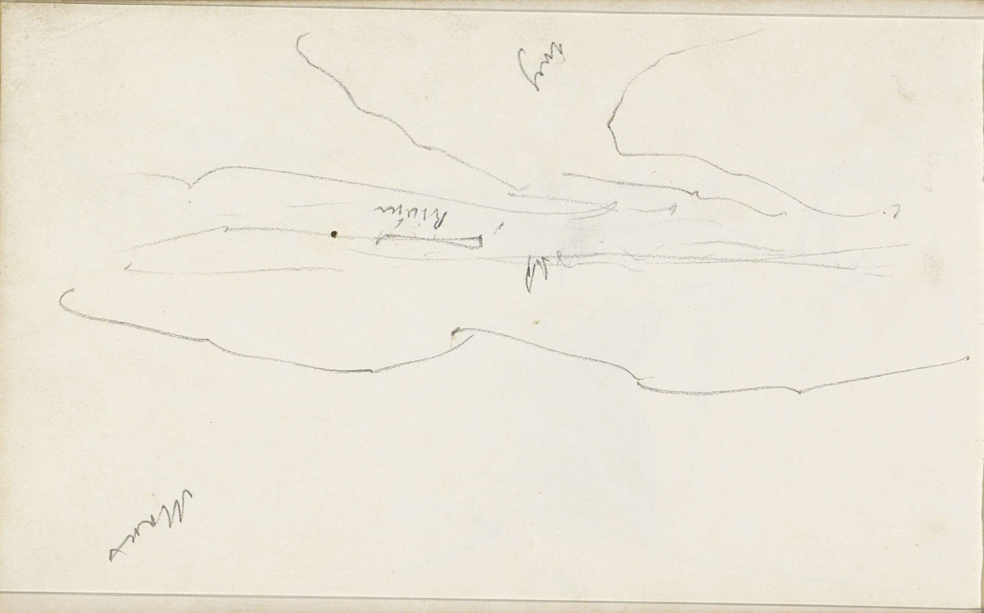 Berglandschap met een weg langs de Maas by Johannes Tavenraat