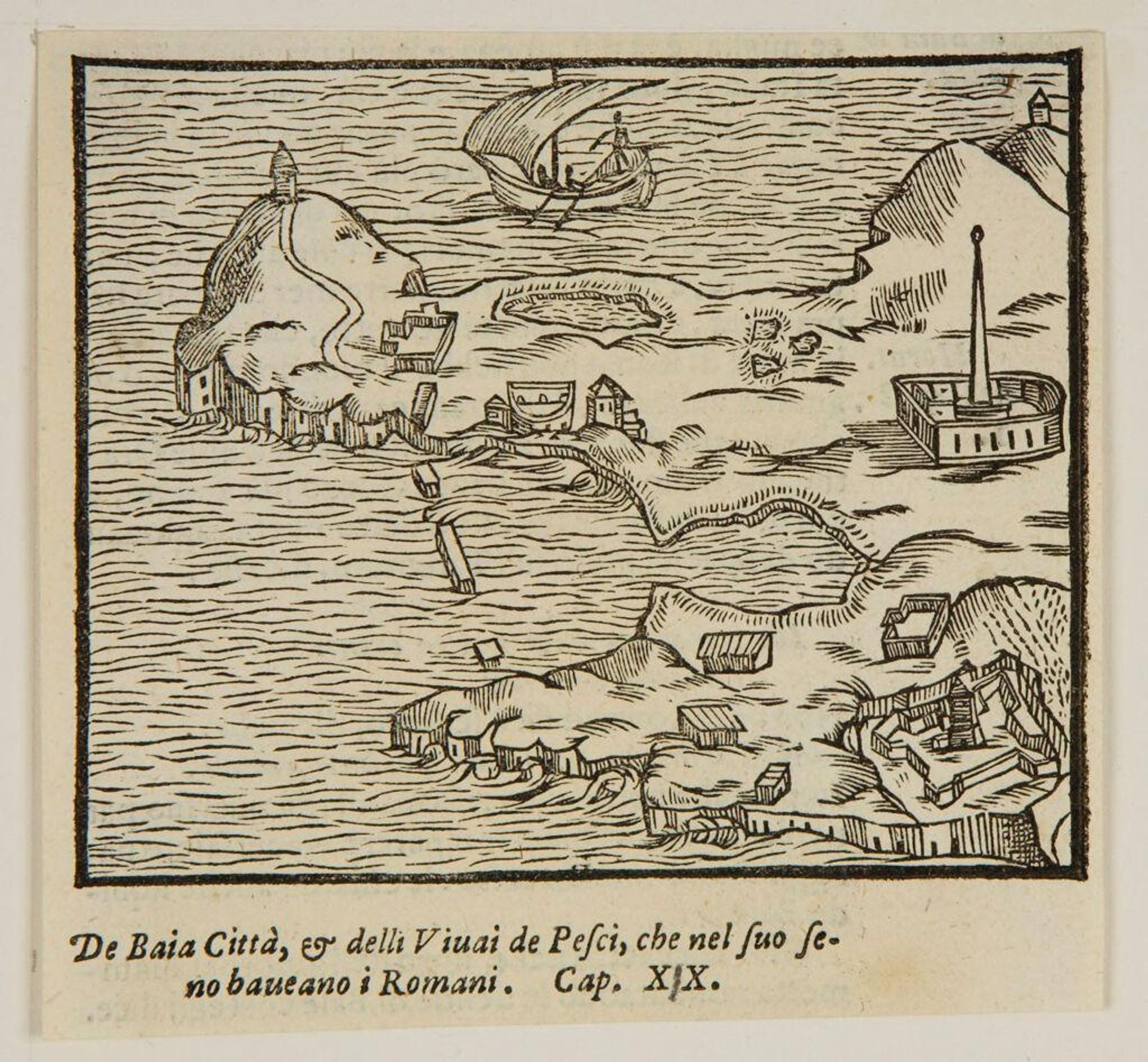 The Bay of the City and the Village of Pesci by Anonymous