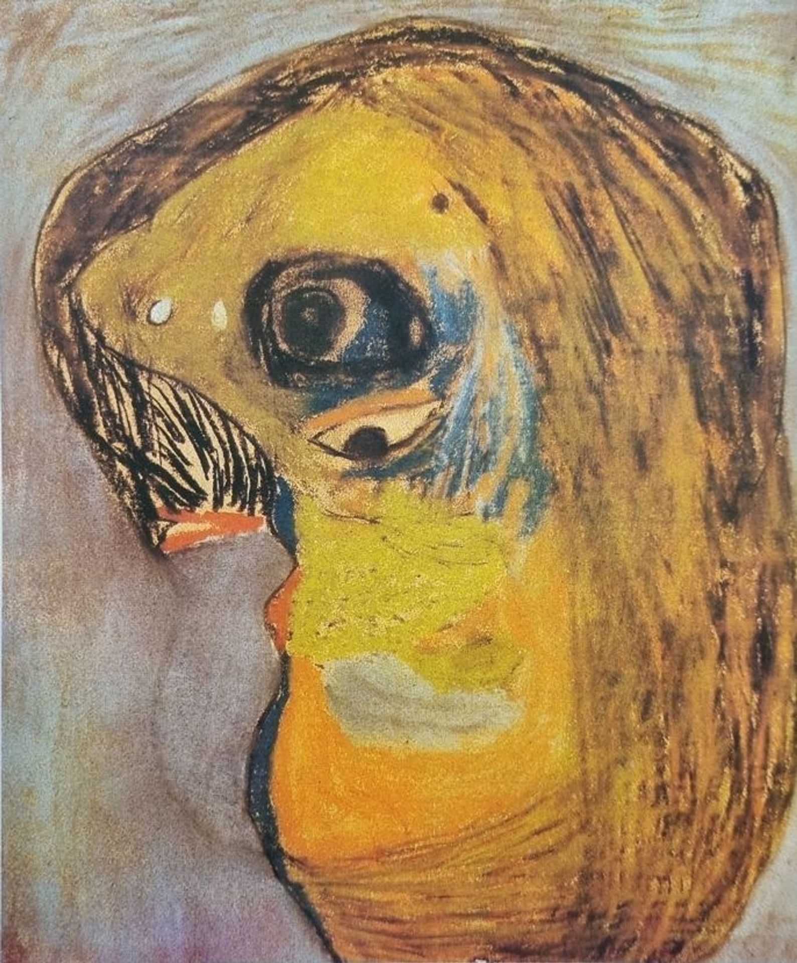 Vajda Lajos Profilmaszk Két Szemmel 1940 by Vajda Lajos
