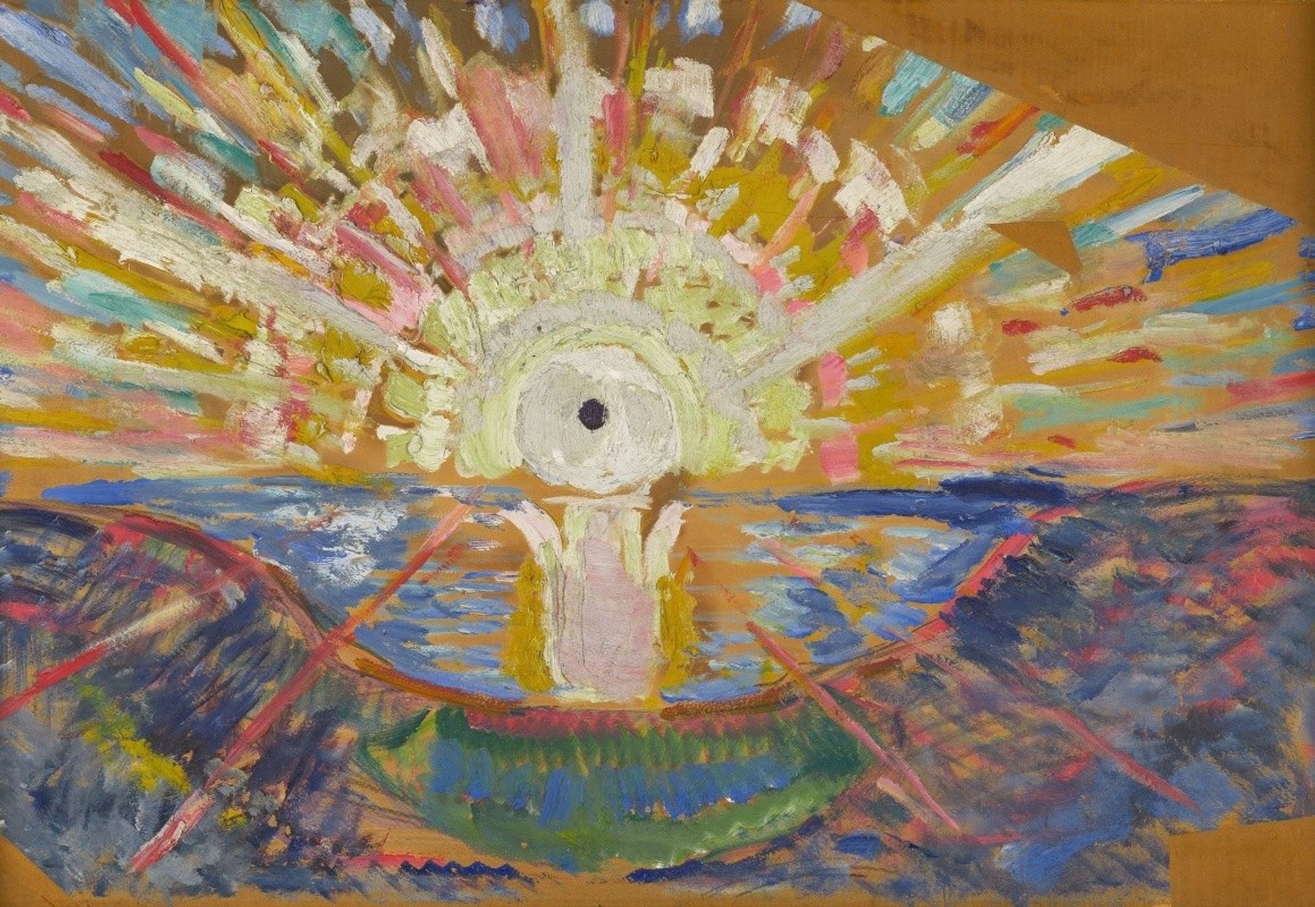 The Sun by Edvard Munch