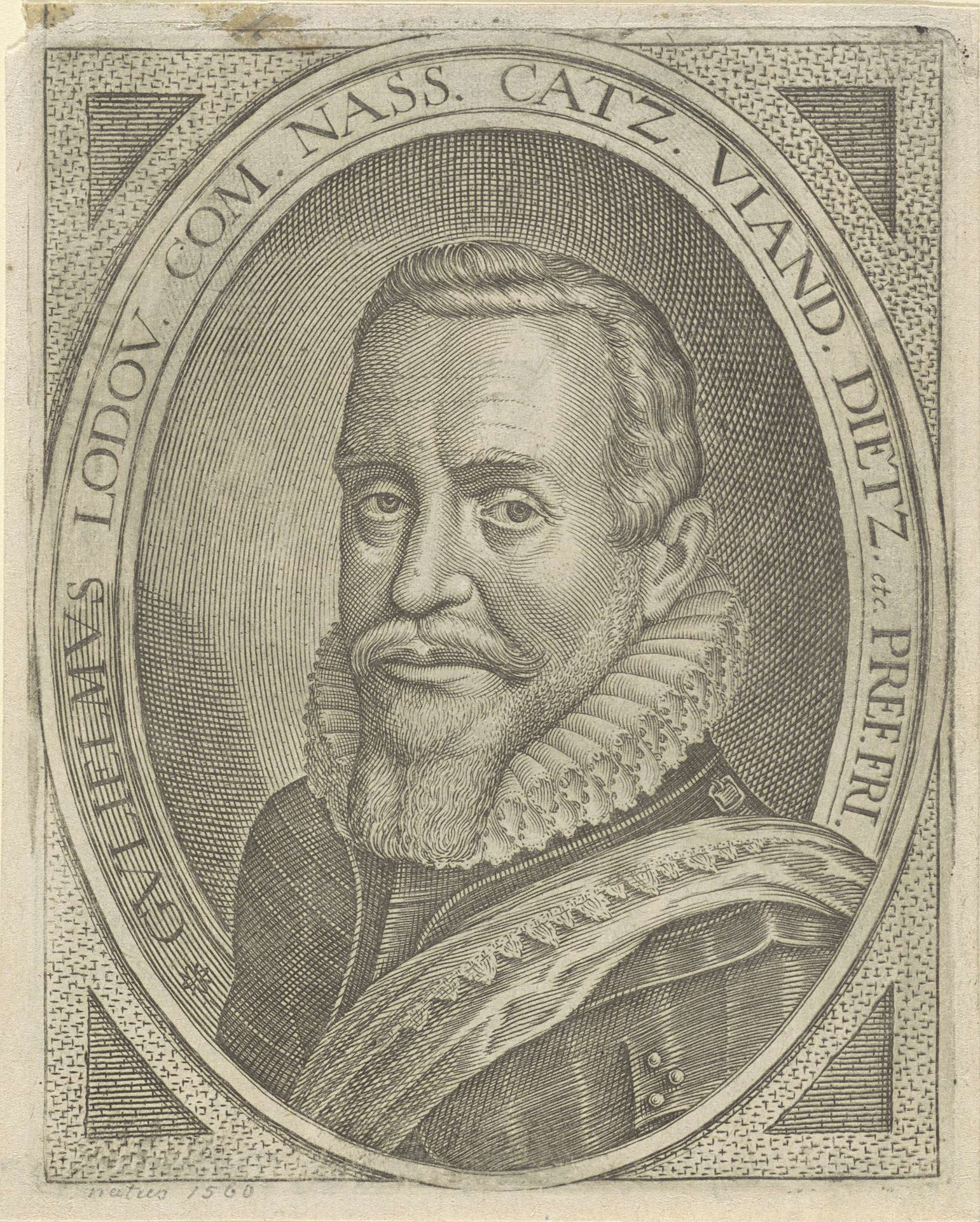 Portret van Willem Lodewijk, graaf van Nassau-Dillenburg by Anonymous