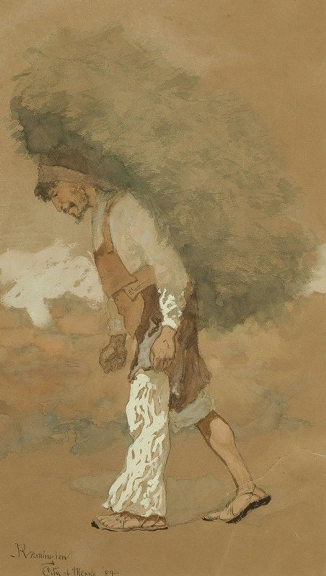 Carrying Fodder by Frederic Remington