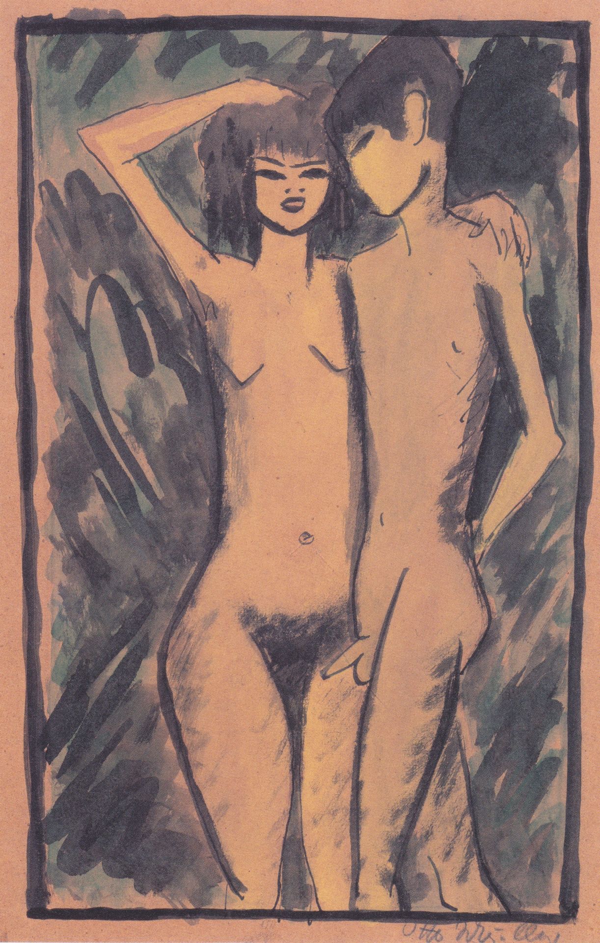 Liebespaar by Otto Mueller