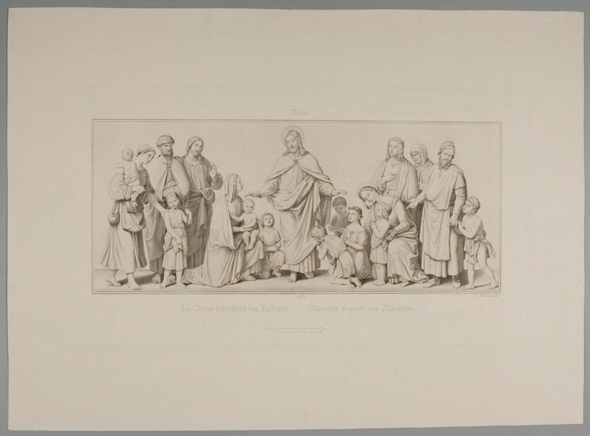 Christ Blessing the Little Children by Albrecht Christoph Reindel