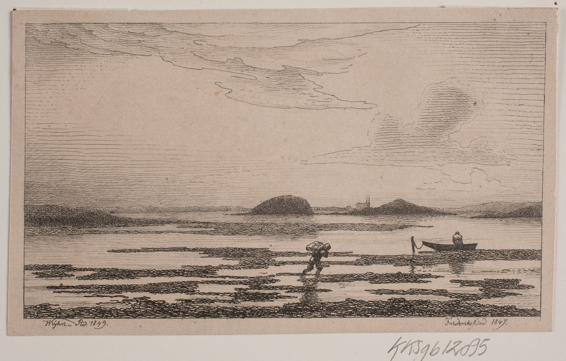 Strandparti ved Frederikssund by Vilhelm Kyhn