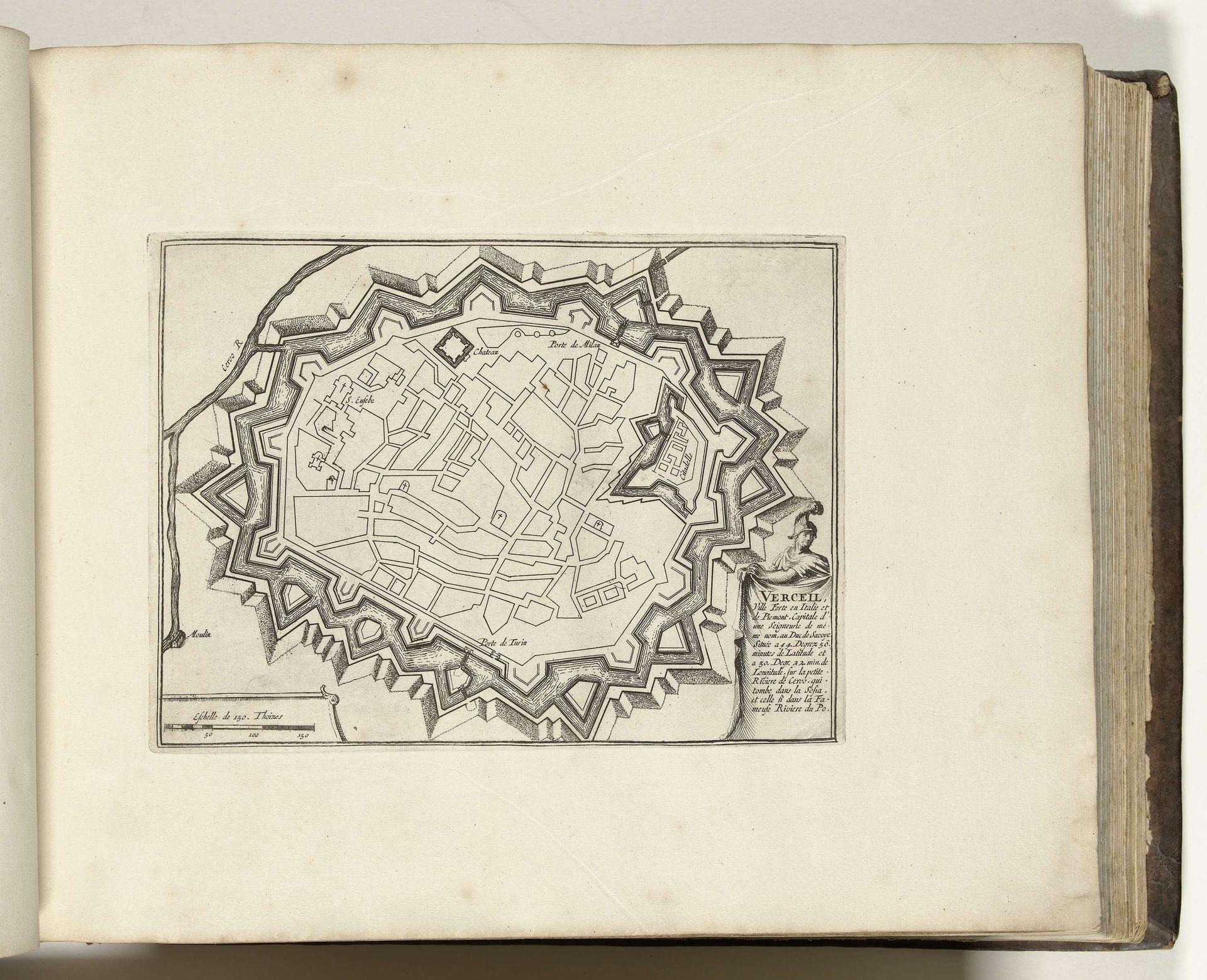 Plattegrond van Vercelli, 1693 by Anonymous