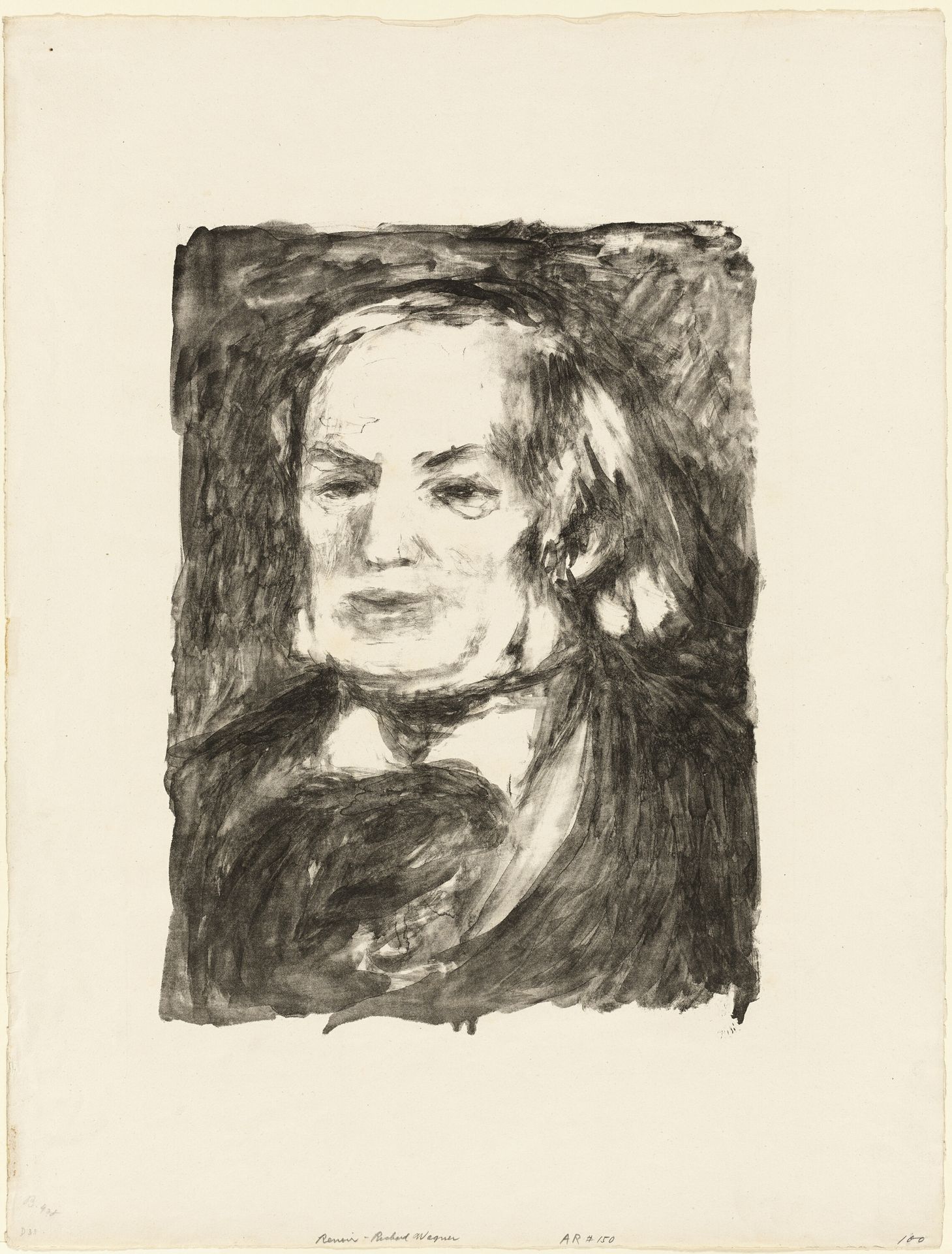 Portrait of Richard Wagner by Pierre-Auguste Renoir