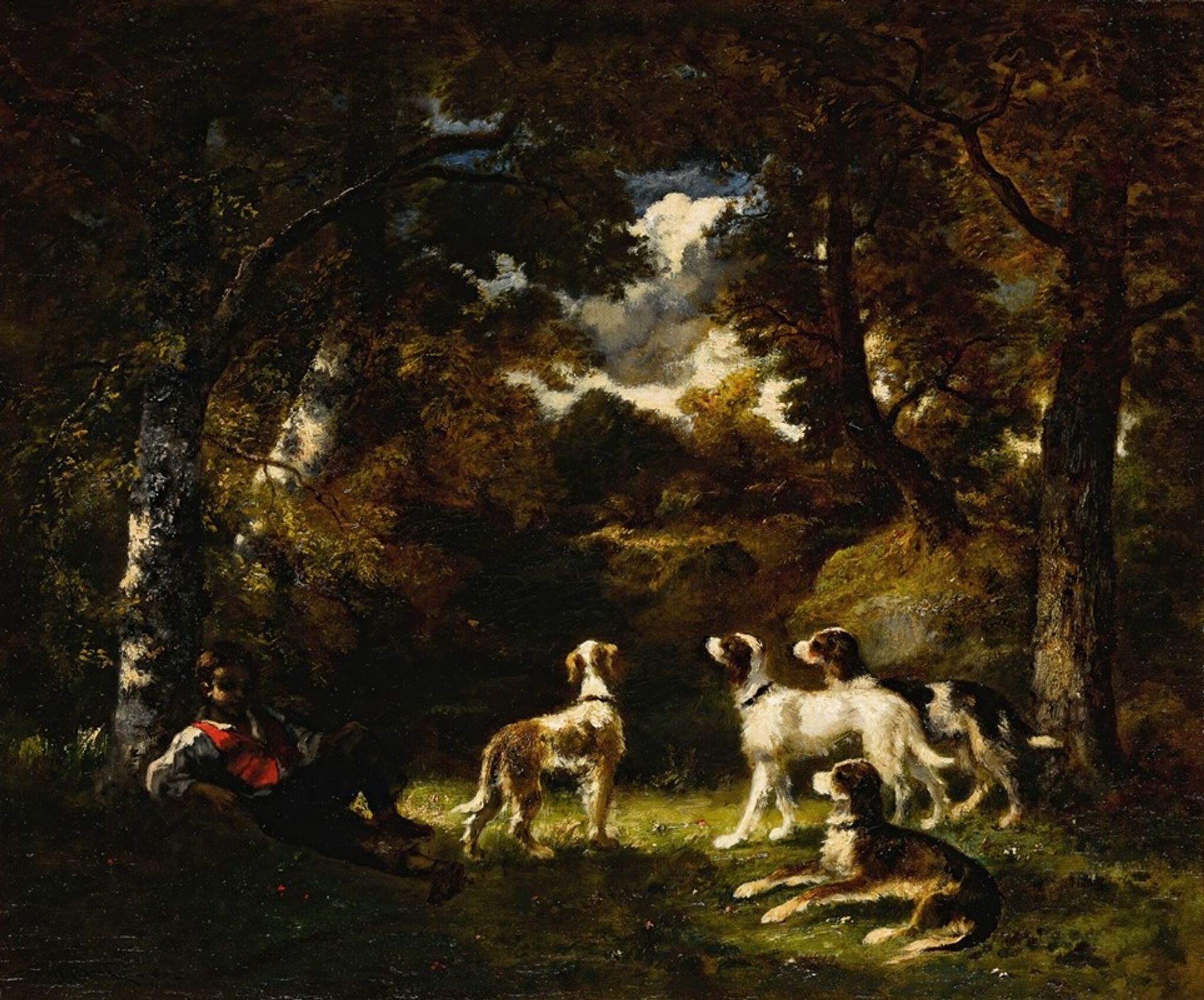 Rest from the Hunt by Narcisse-Virgilio Diaz
