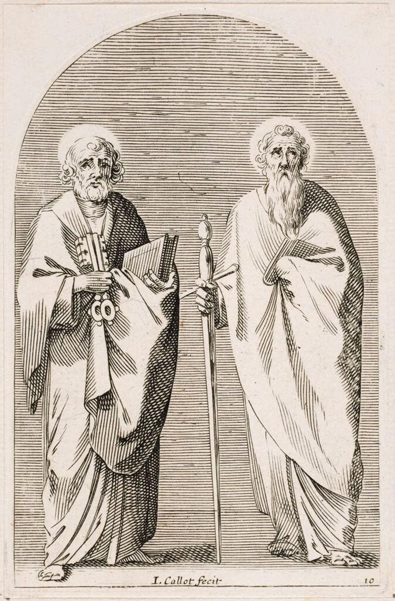 Saints Peter and Paul by Jacques Callot