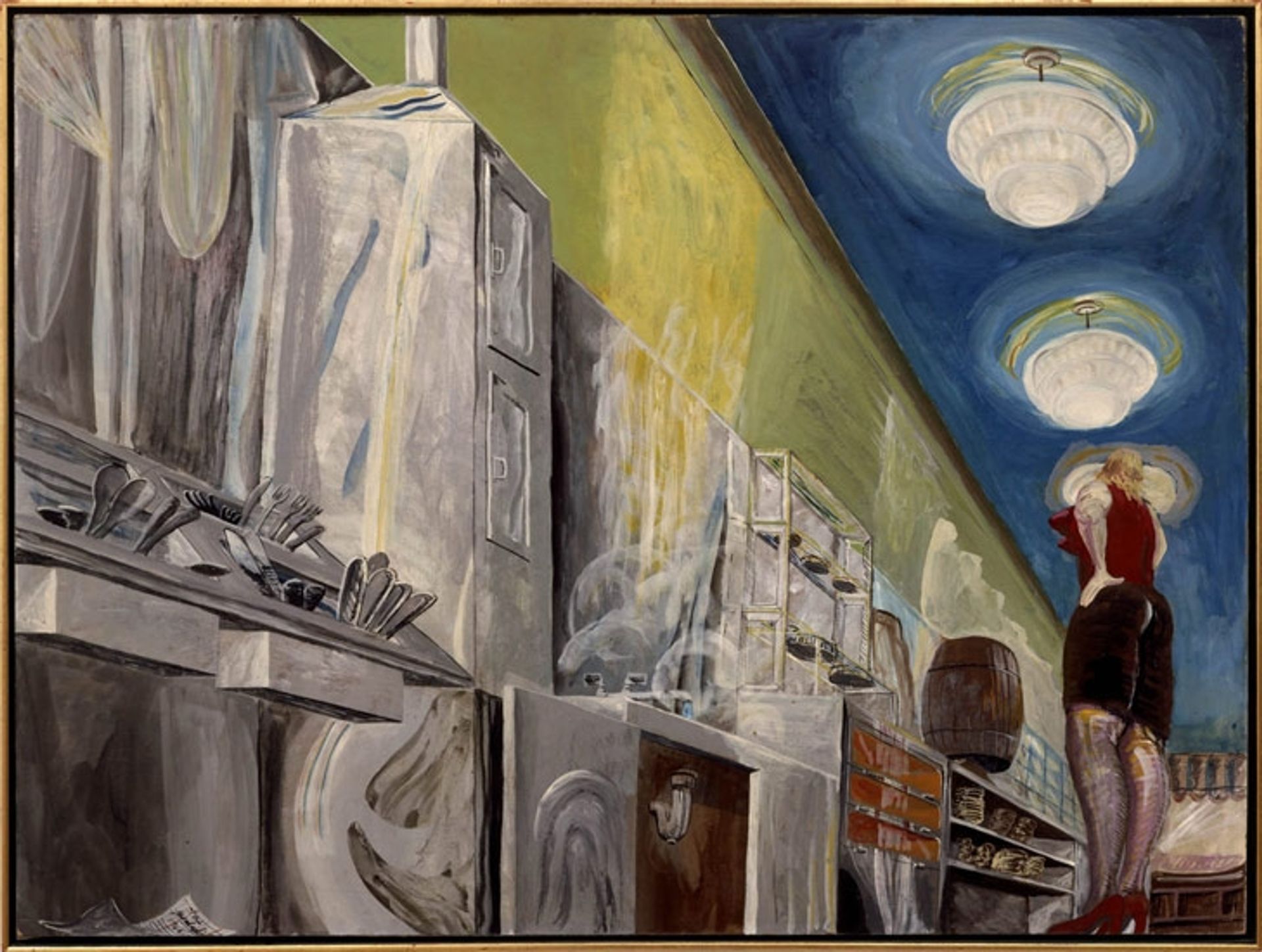 Restaurant (The Waitress) by Charles Garabedian
