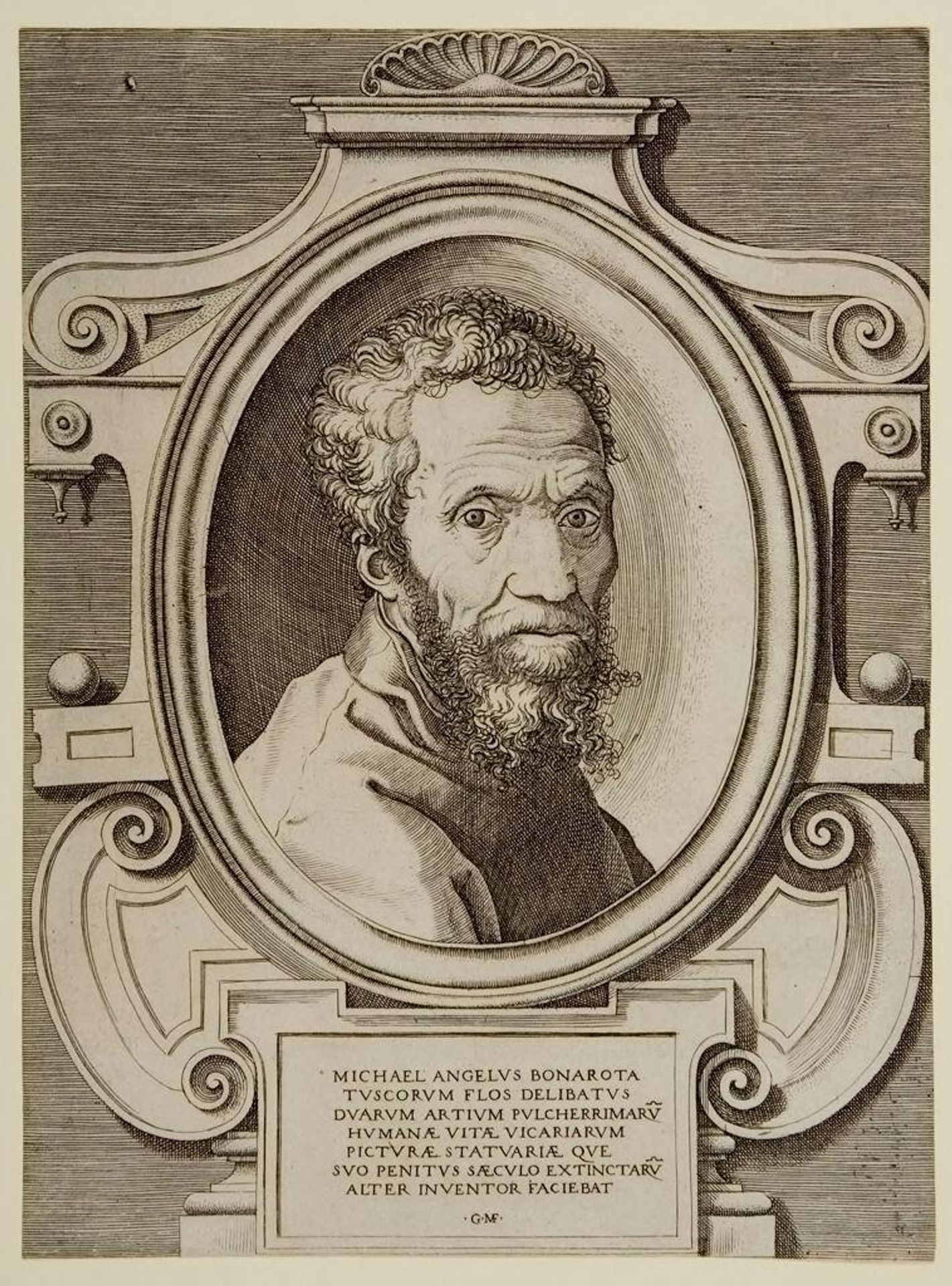 Michelangelo by Giorgio Ghisi