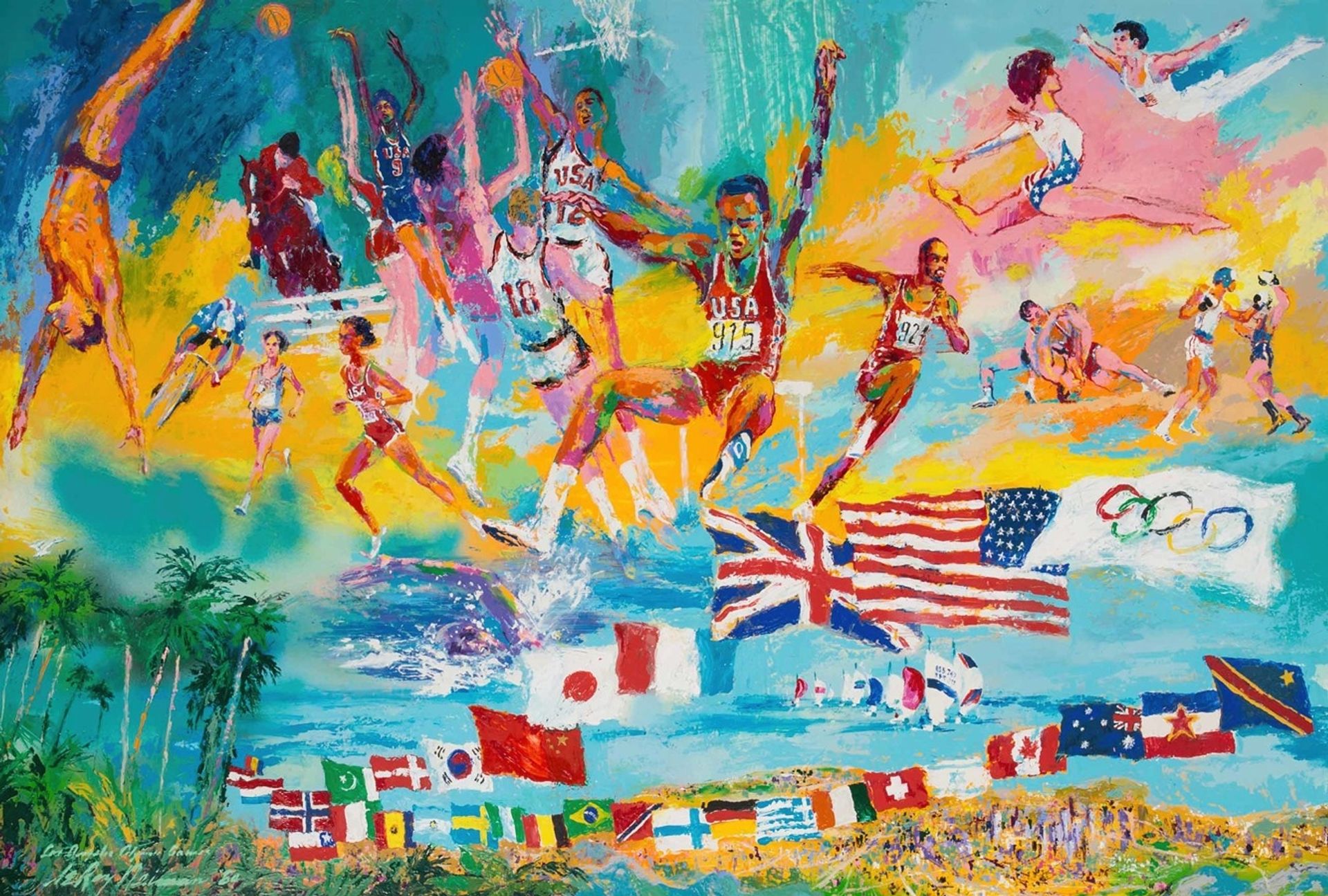 1984 Los Angeles Summer Olympics - LeRoy Neiman | Artera