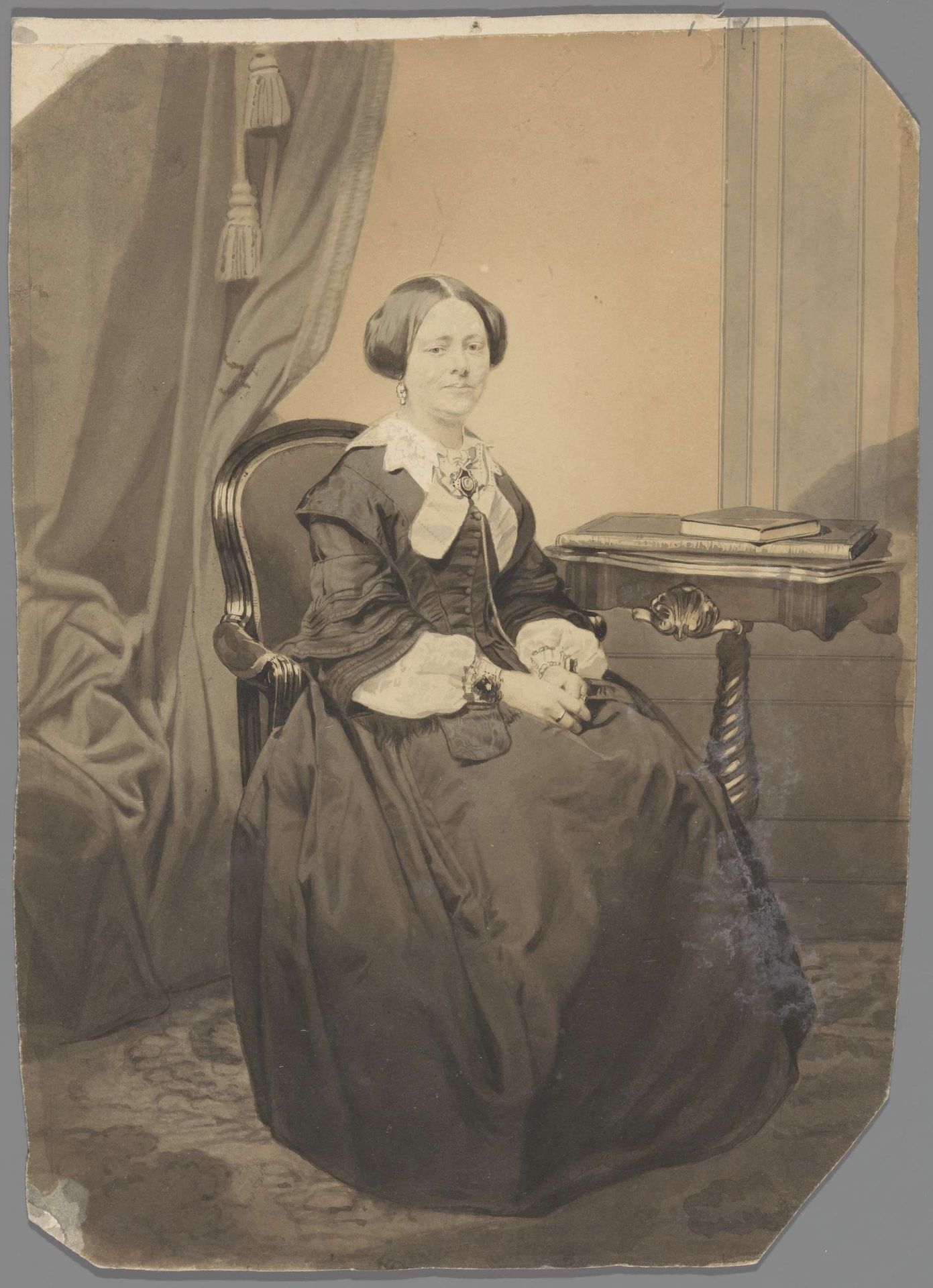 Portret van Jetje de Neufville by Anonymous