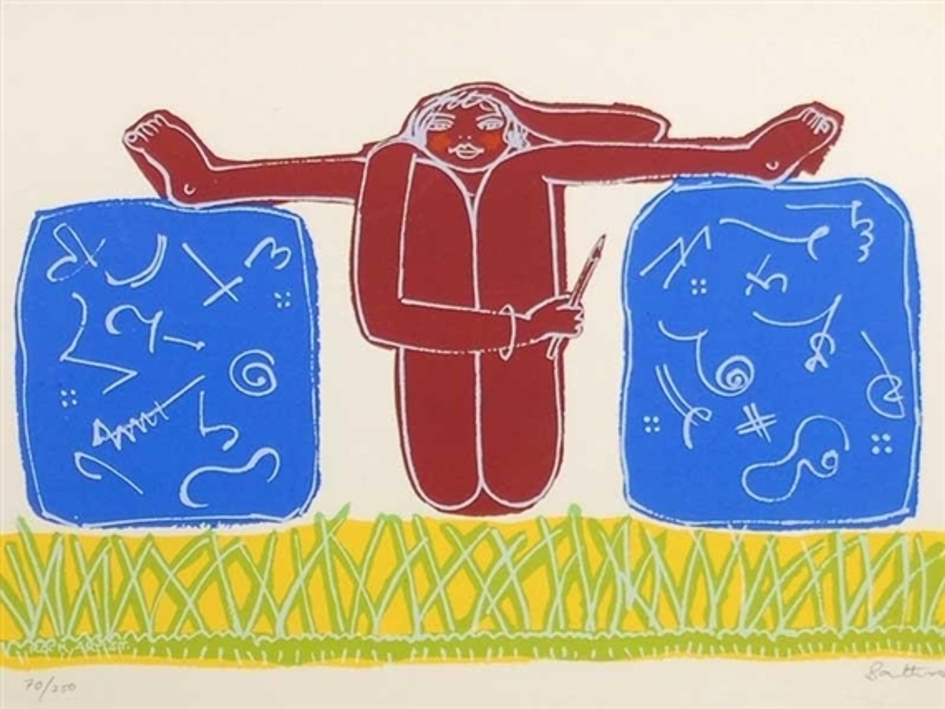 Rock Artist by Walter Battiss