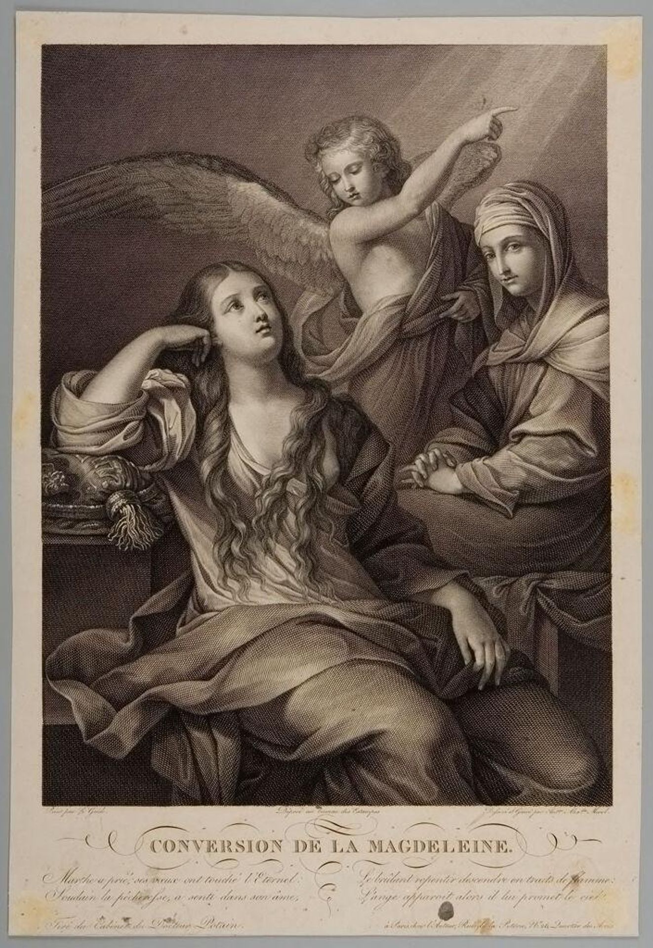Conversion de la Magdeleine by Antoine Alexandre Morel