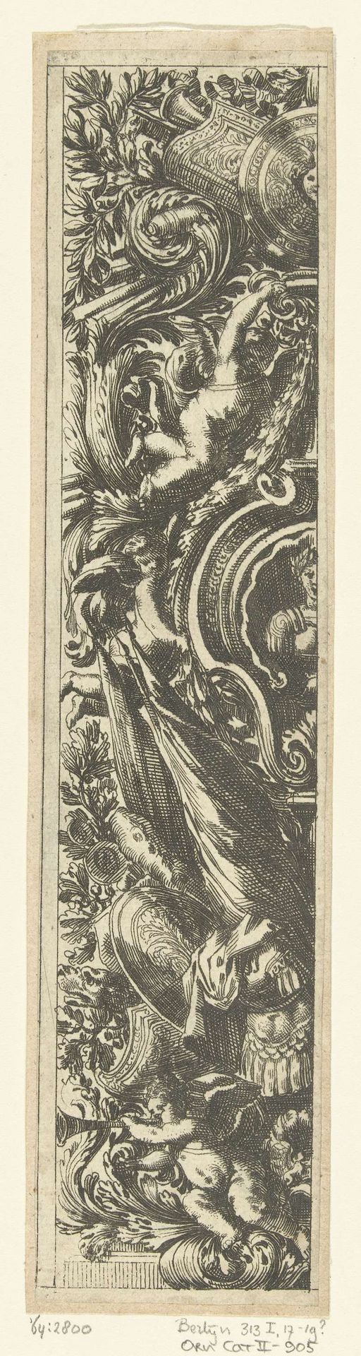 Paneel met keizersbuste by Jean Lepautre