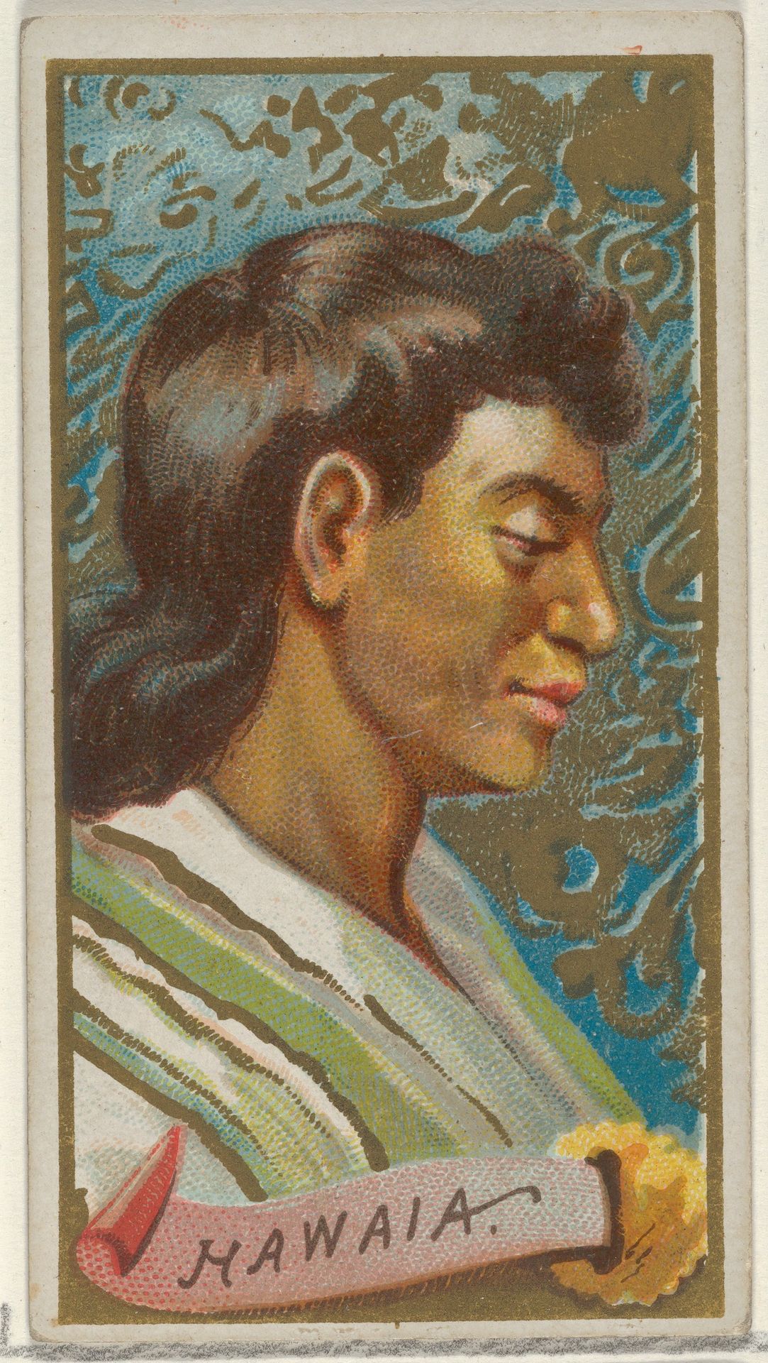 Hawaia, from the Types of All Nations series (N24) for Allen & Ginter Cigarettes by Allen & Ginter
