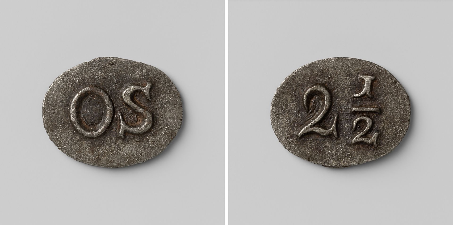 Strafgevangenis Ommerschans, huismunt geslagen op last van de Maatschappij van Weldadigheid ter waarde van tweeeneenhalve cent by Anonymous