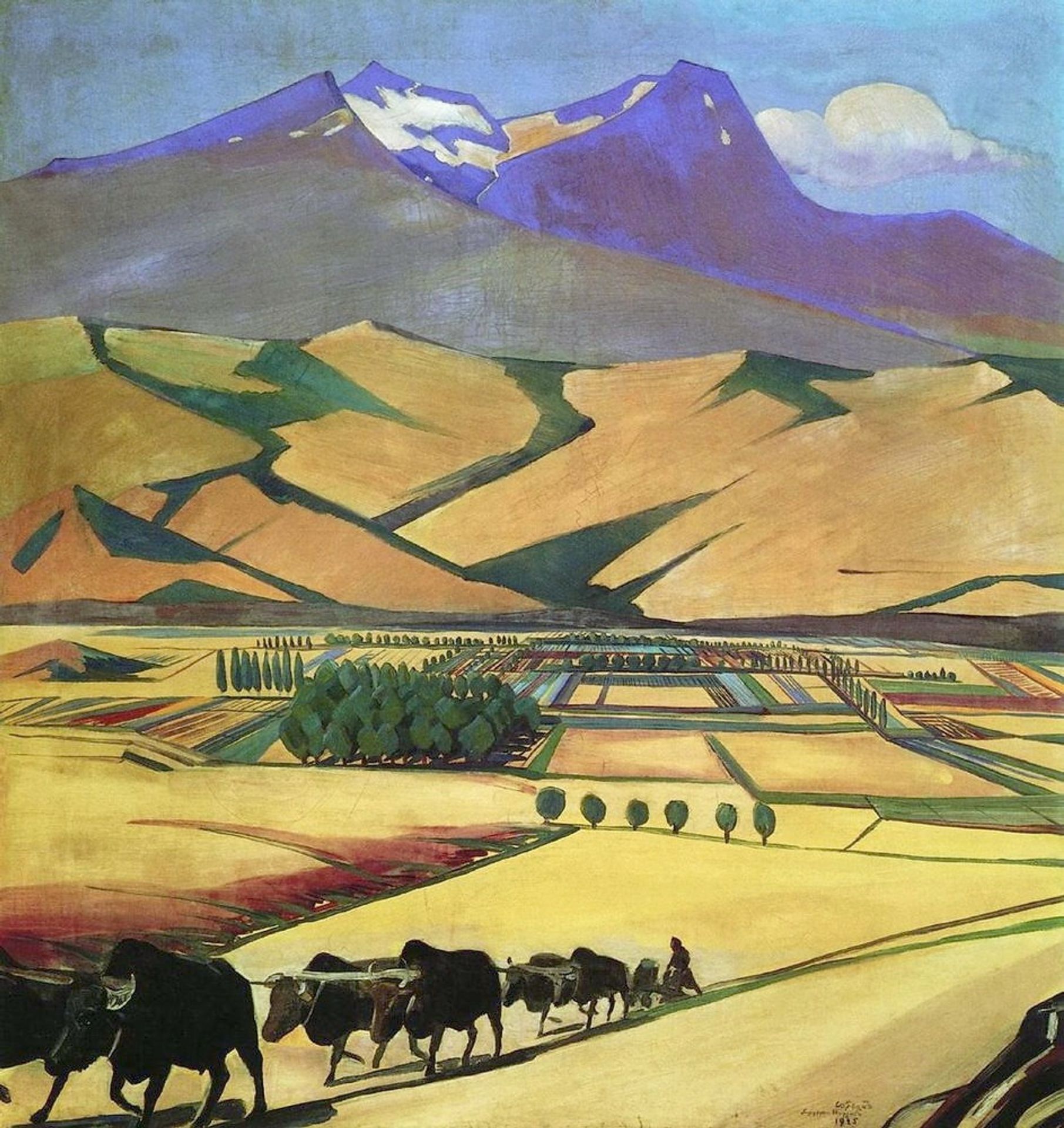 Mount Aragats by Martiros Sarian