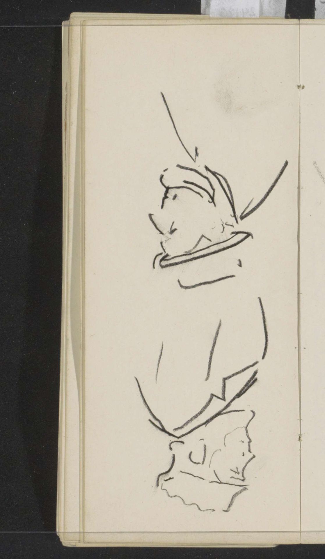 Twee mannen met baarden en hoeden by Gerrit Willem Dijsselhof