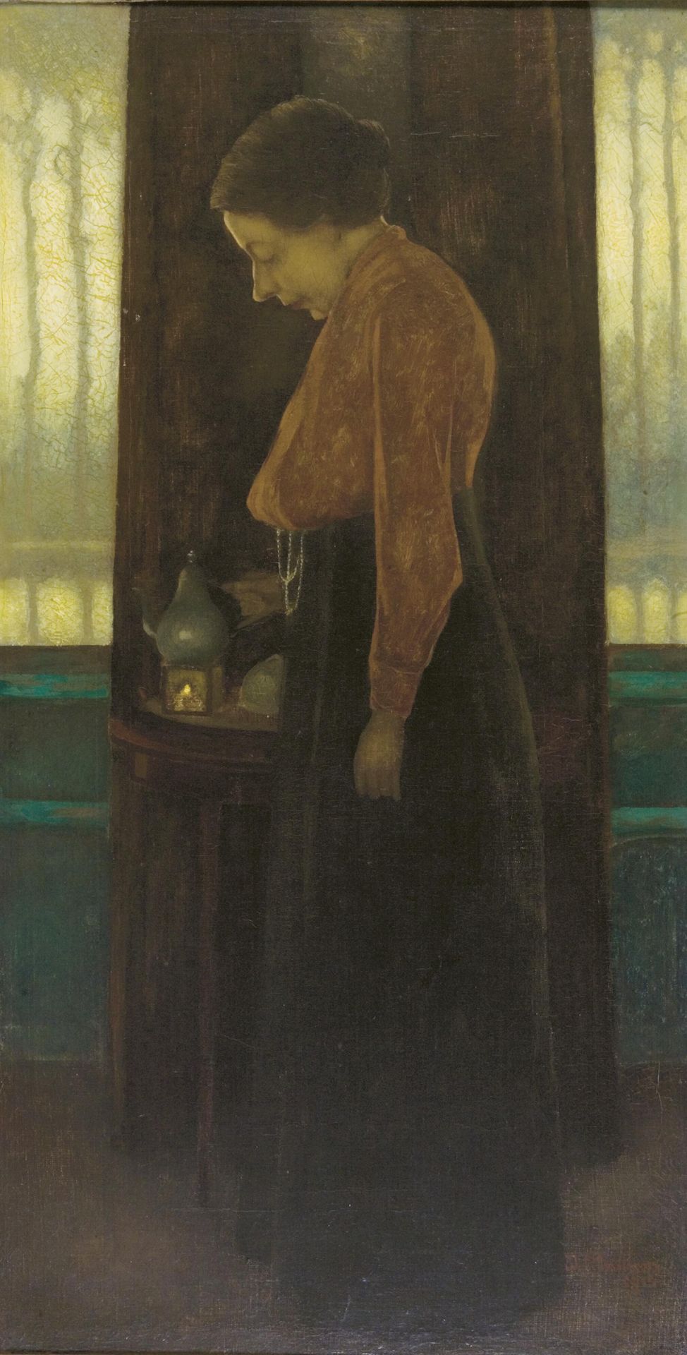Portrait of Anne Zernike by Jan Mankes