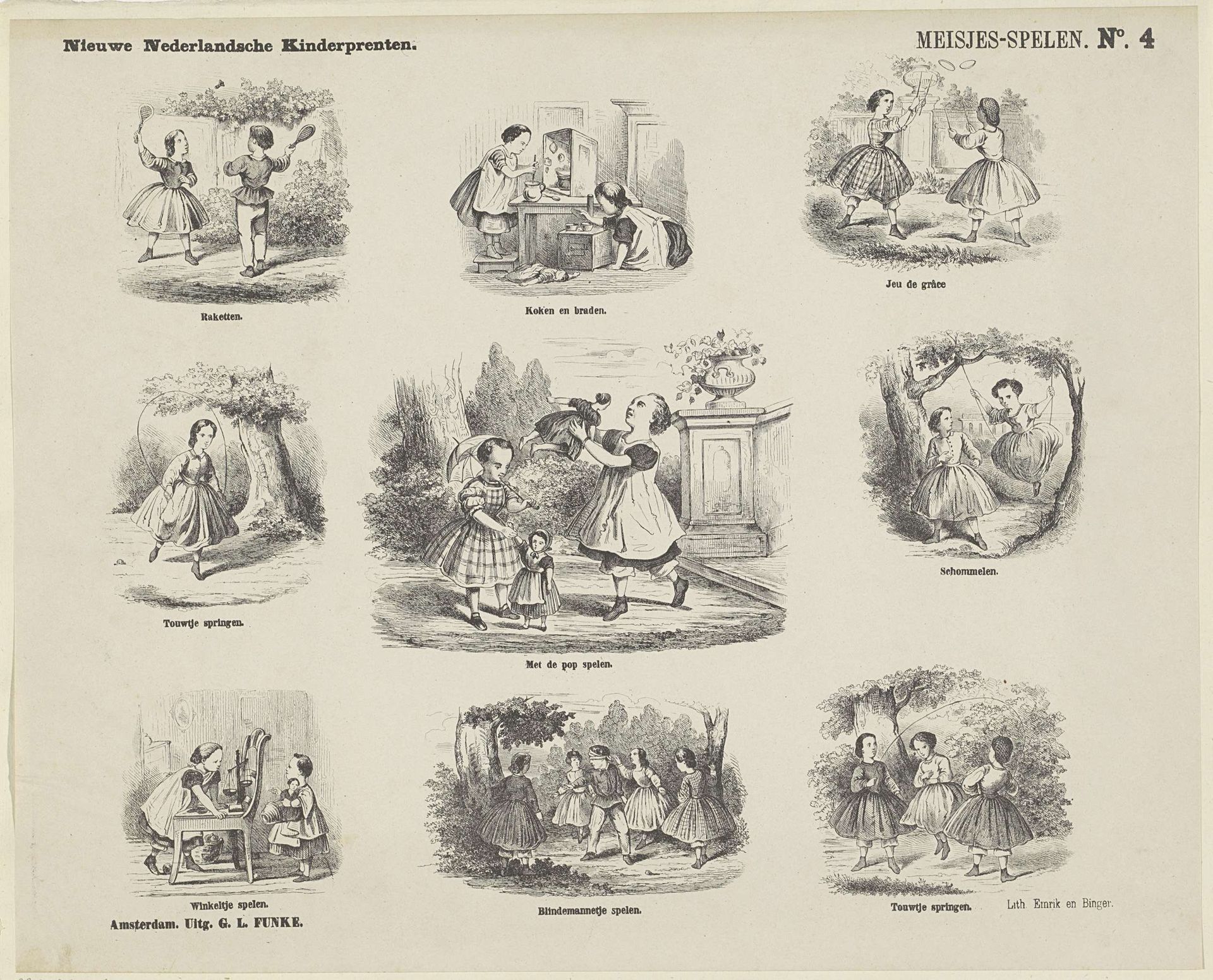 Meisjes-spelen by George Lodewijk Funke