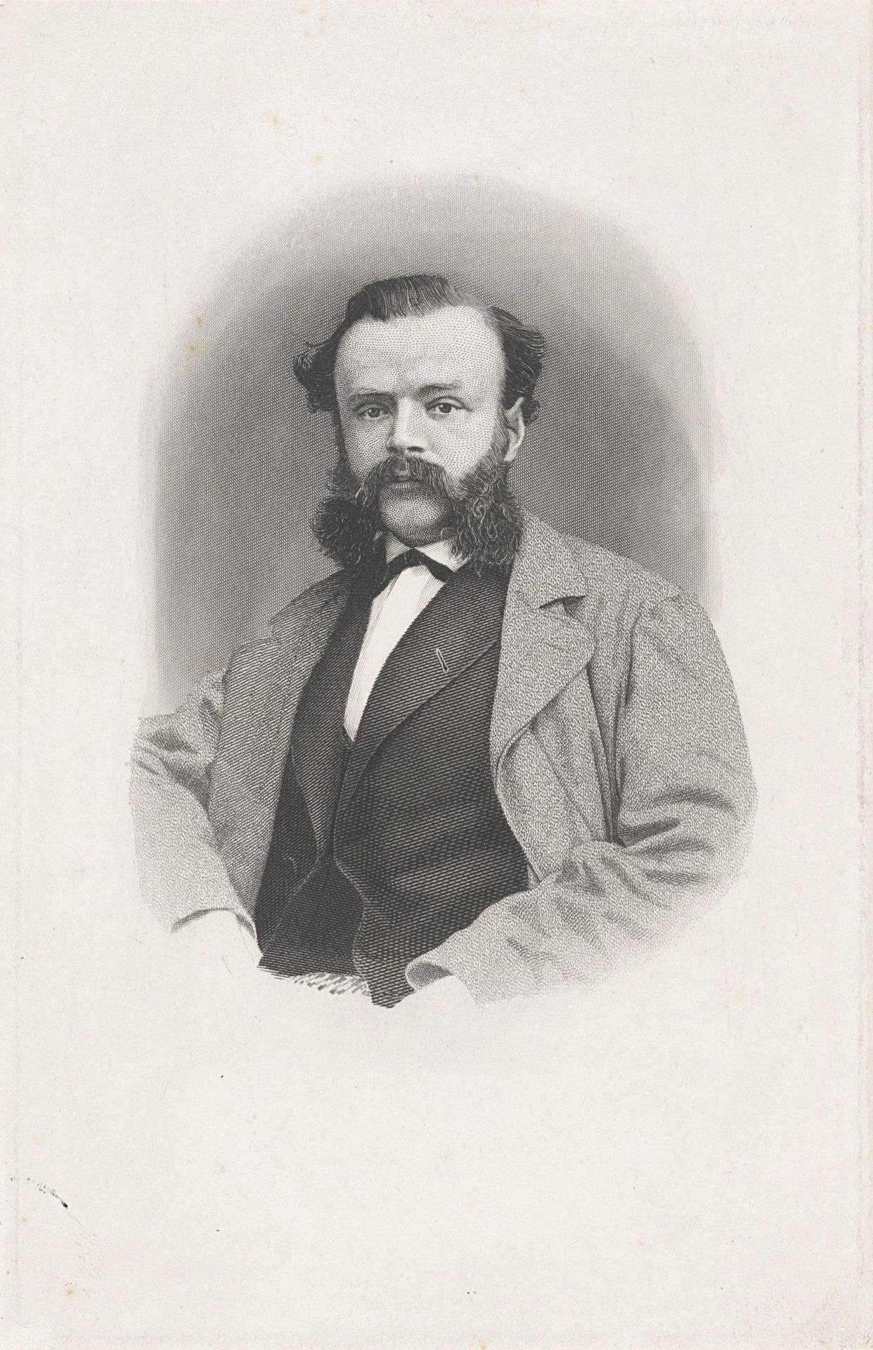 Portret van Jan ten Brink by Dirk Jurriaan Sluyter