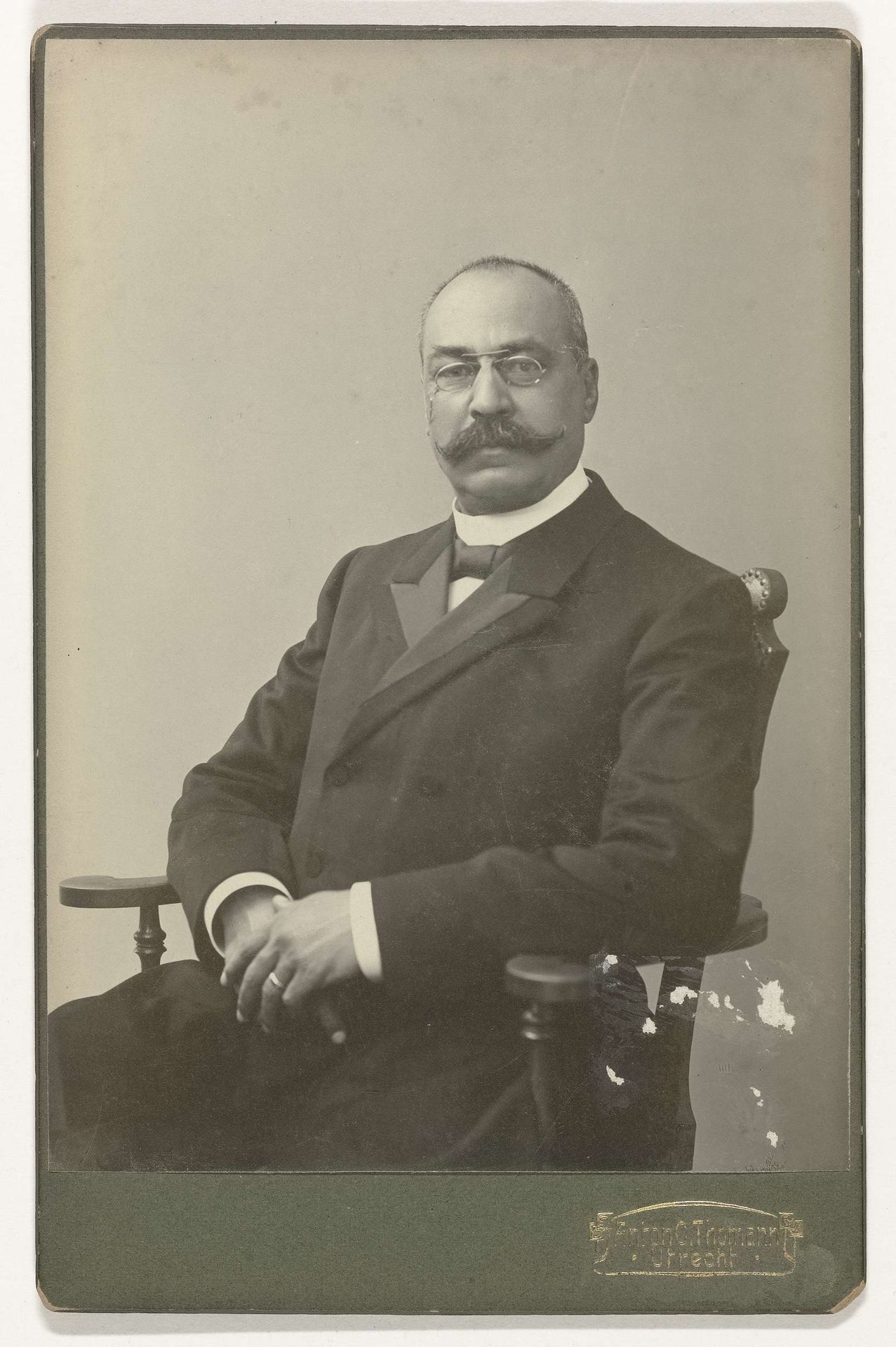 Portret van Jacob Evert Wesenhagen by Anton Cornelis Thomann