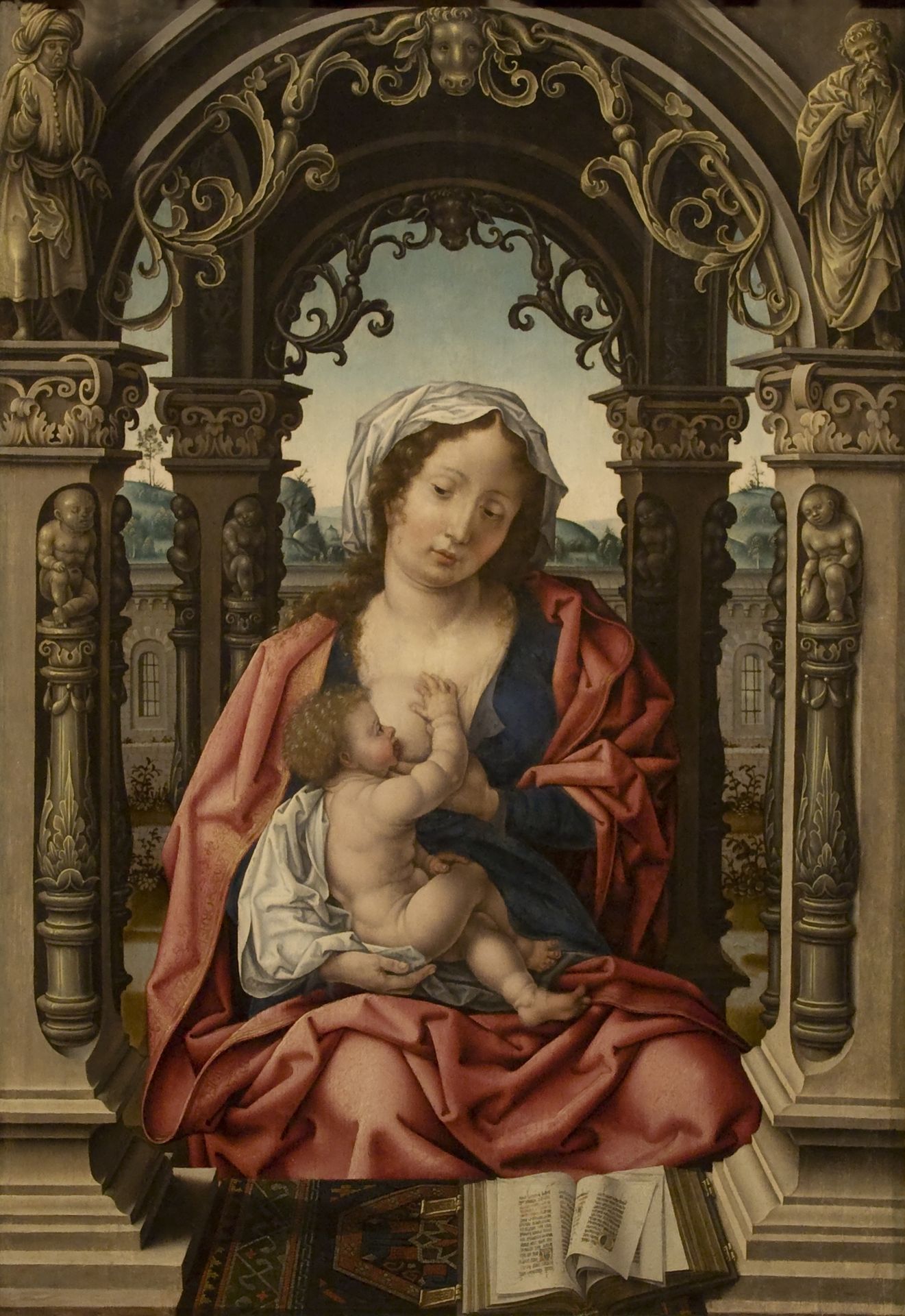 Madonna and Child by Mabuse