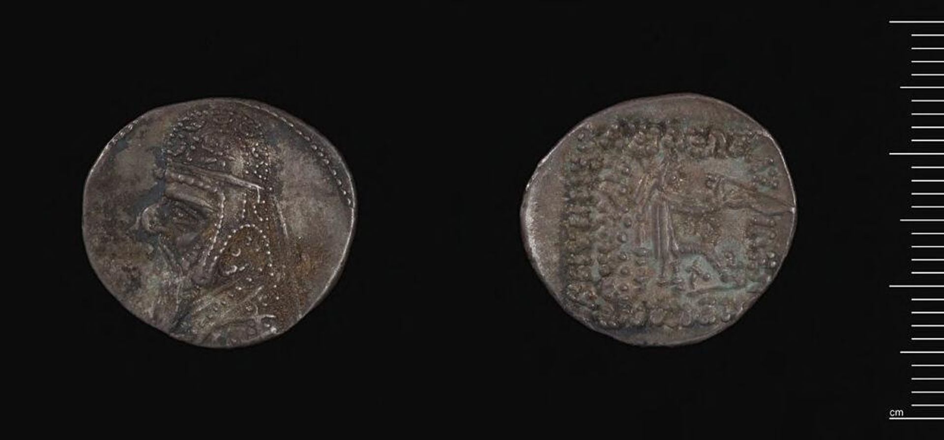 Drachm of Mithradates II of Parthia, Rhagai by Mithradates II of Parthia