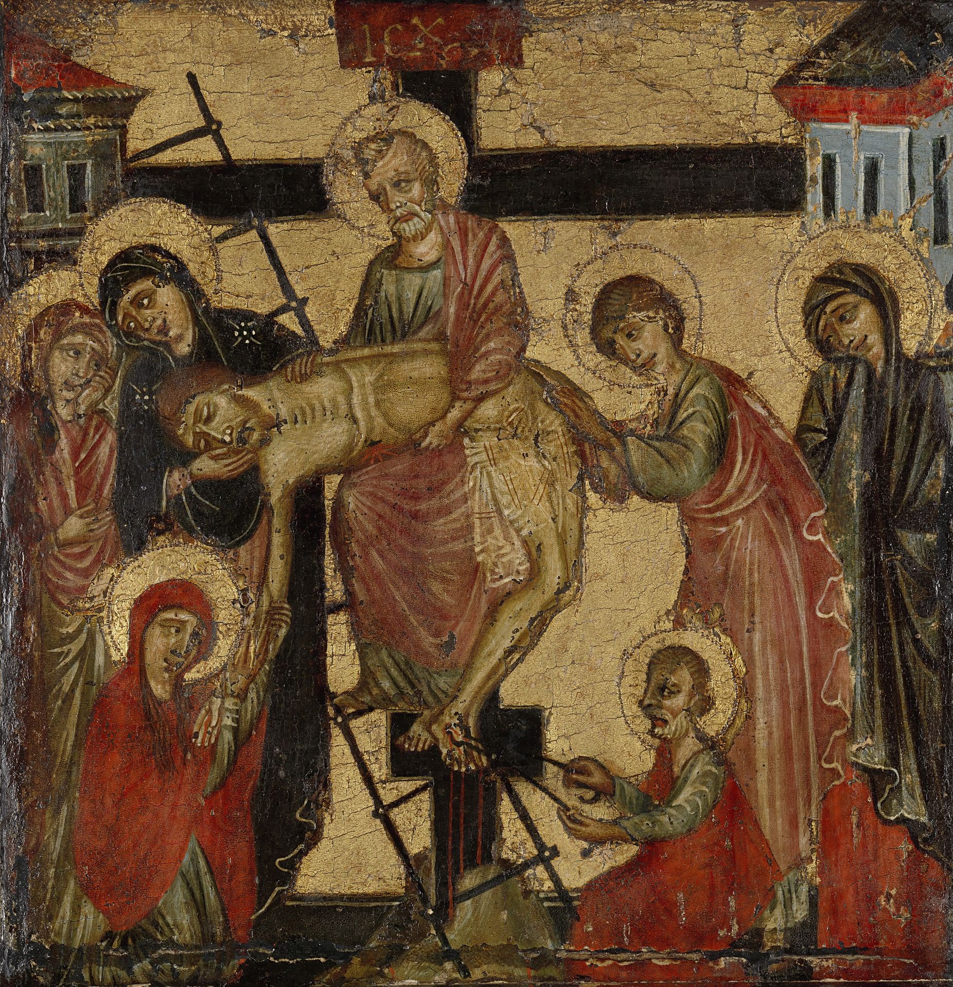 The Deposition and the Entombment by Anonymous