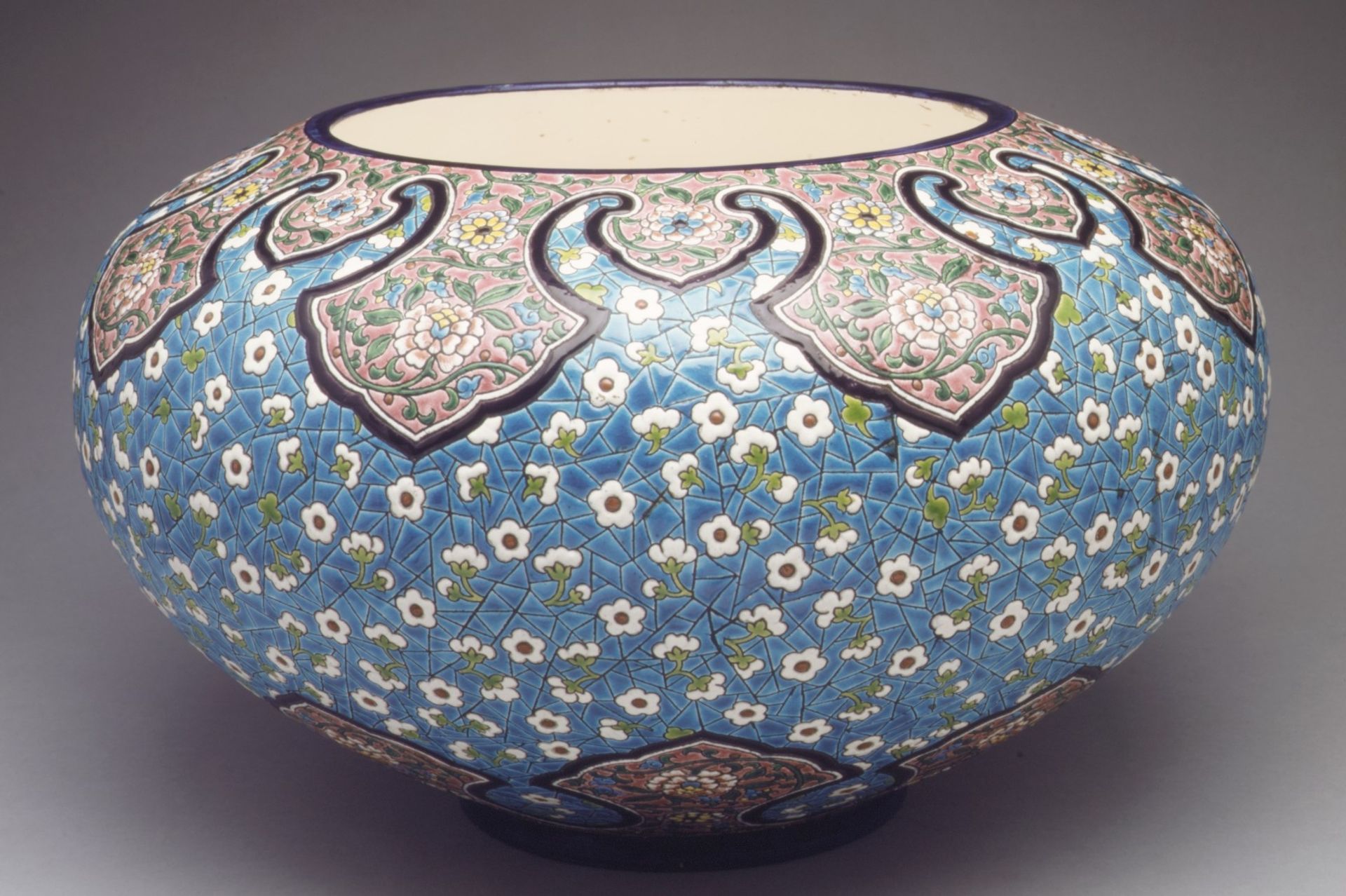 Jardinière by Longwy Manufactory