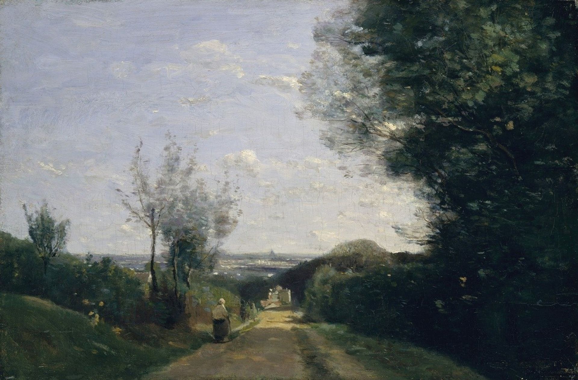 The Environs of Paris by Camille Corot