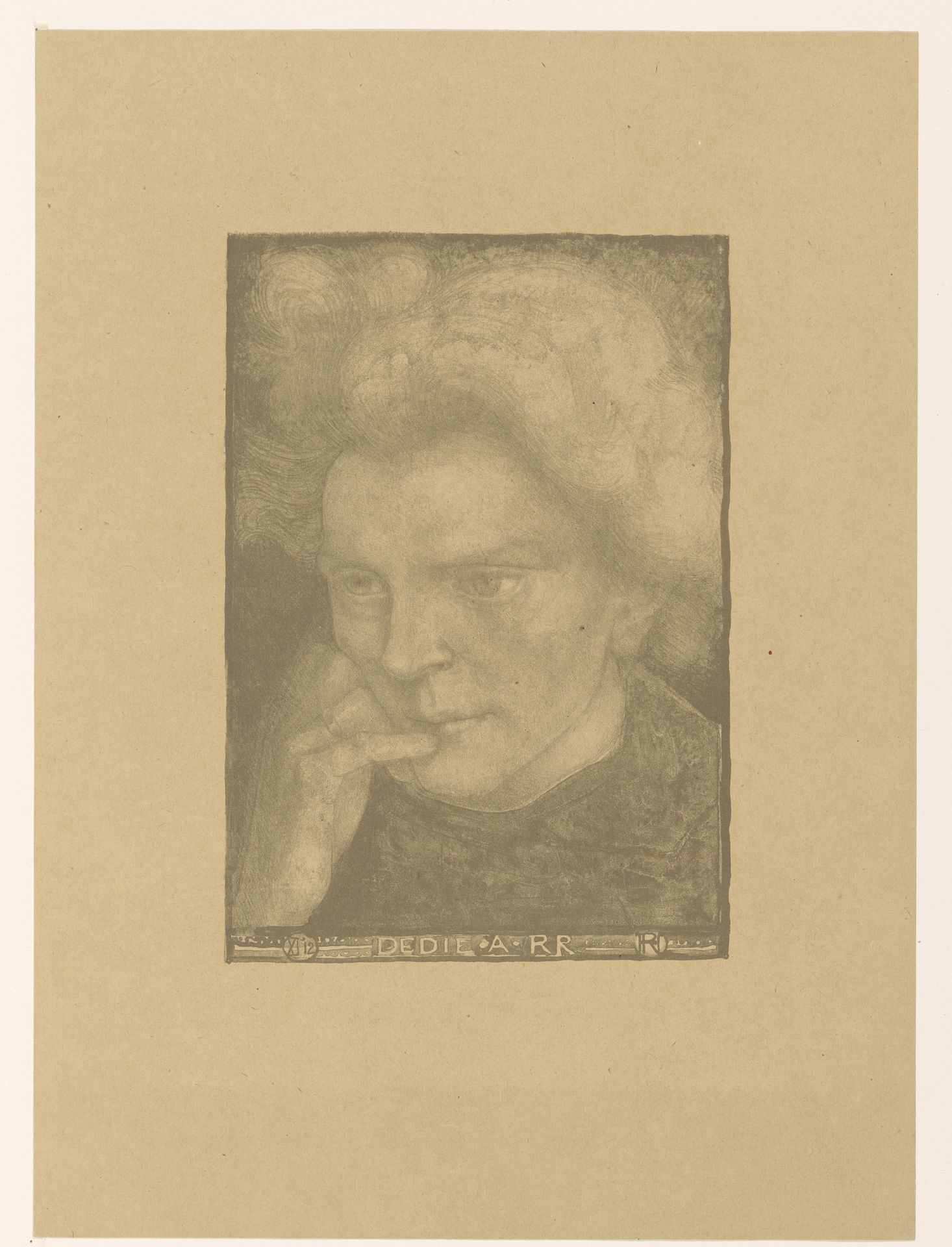 Portret van een onbekende vrouw by Richard Nicolaüs Roland Holst
