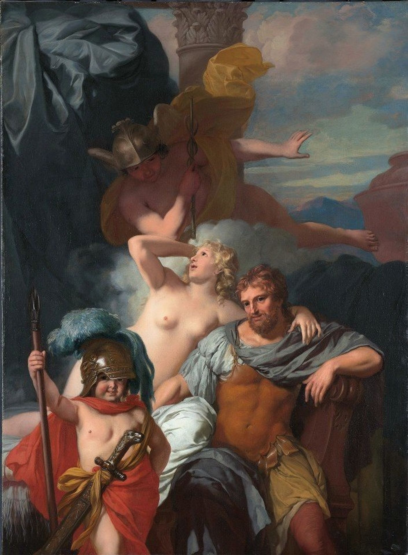 Mercury Ordering Calypso To Release Odysseus by Gerard de Lairesse