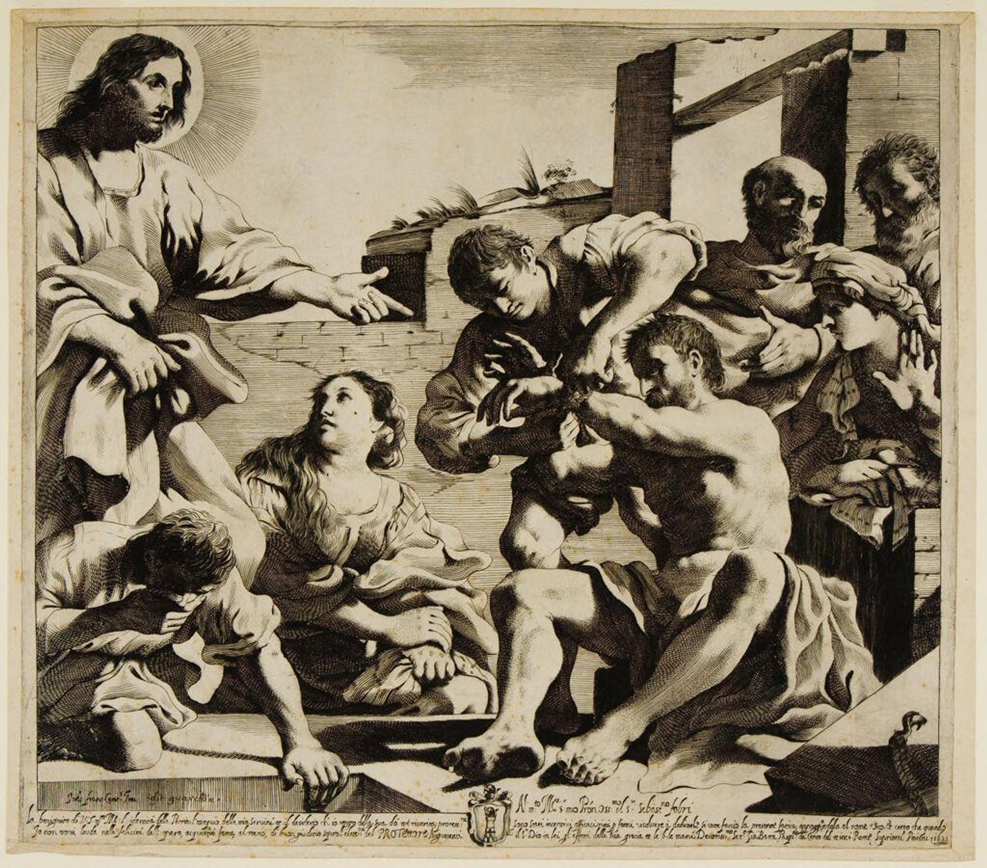 Raising of Lazarus by Giovanni Battista Pasqualini