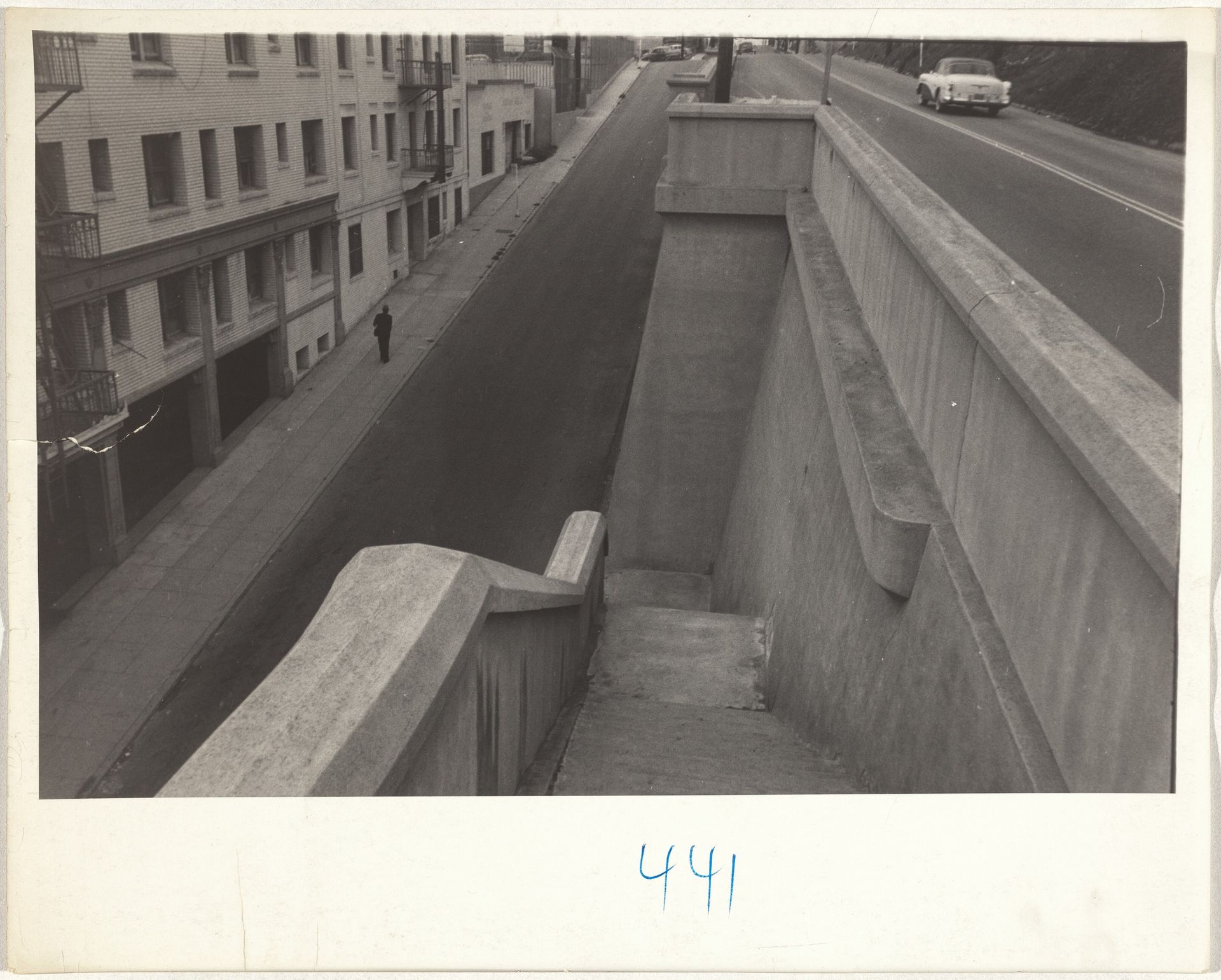Stairway to street--Los Angeles by Robert Frank