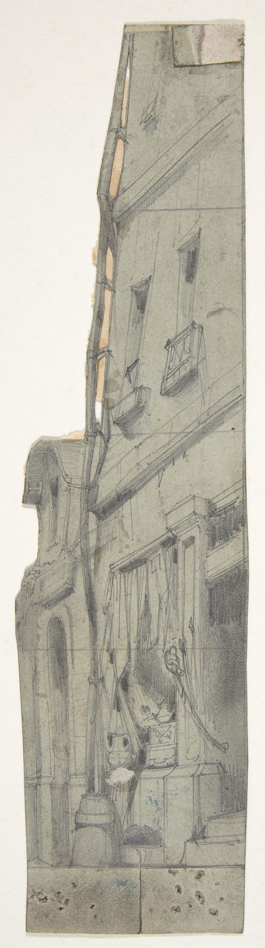 Design for a Stage Set at the Opéra, Paris by Eugène Cicéri