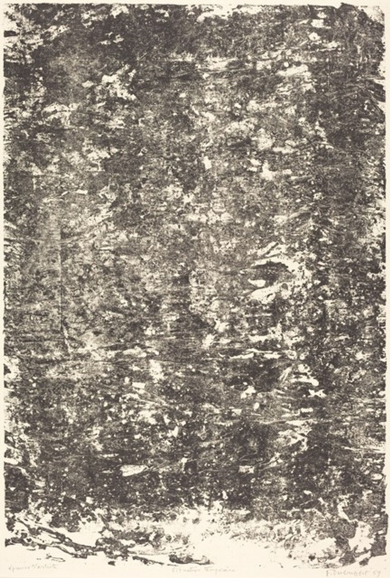 Situation temporaire by Jean Dubuffet