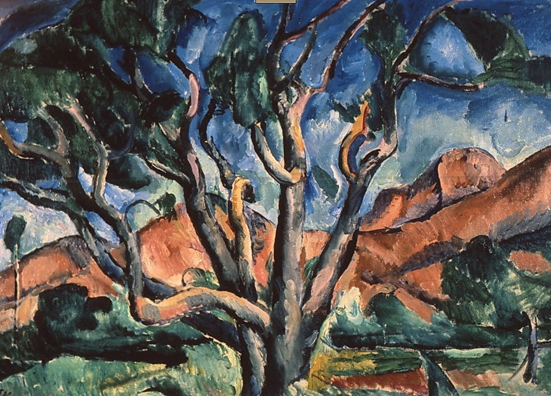 A tree by Pyotr Konchalovsky