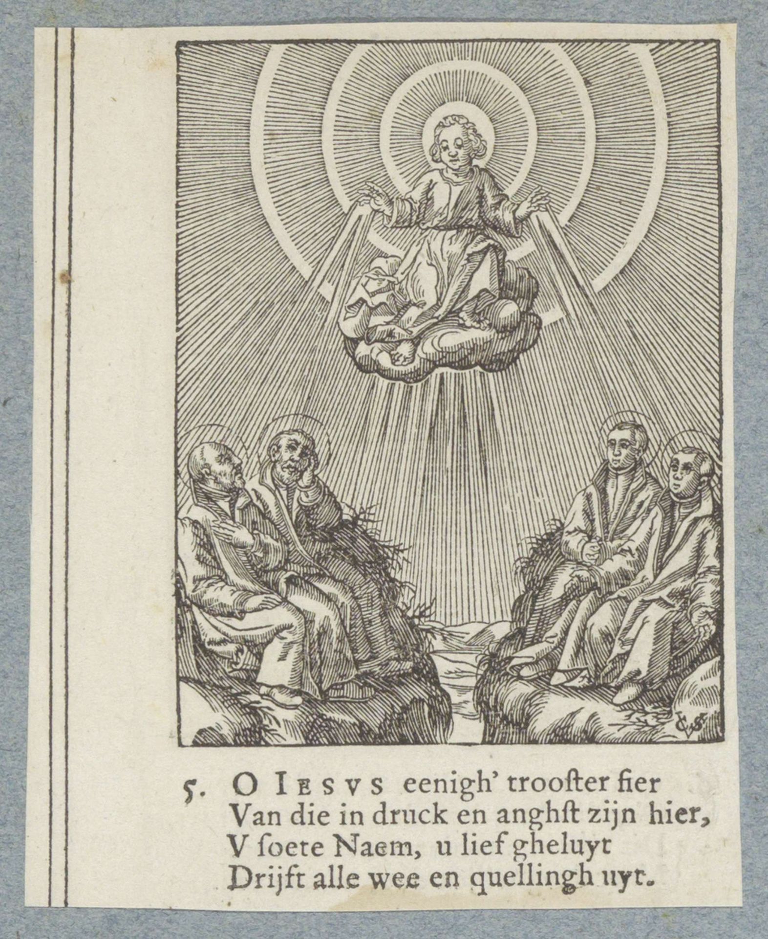 Christuskind met Jezuïeten by Christoffel van (II) Sichem